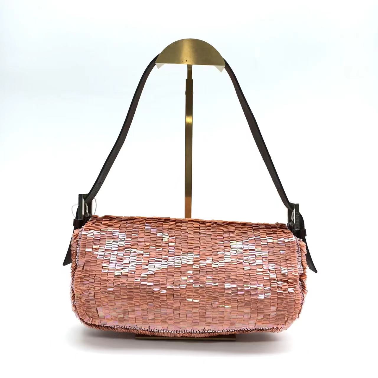 Fendi Baguette Pink Sequins