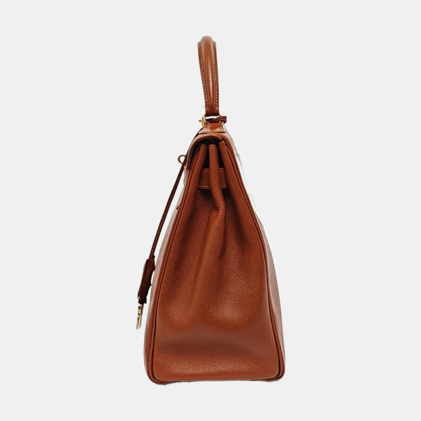 Hermes Kelly 32 Vintage Gold Epsom Retourne Gold Hardware 1993