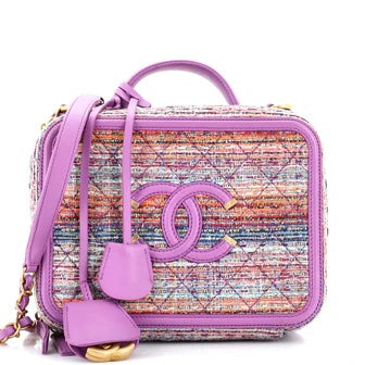CHANEL FILIGREE BOUCLÃ VANITY CASE CHAIN BAG