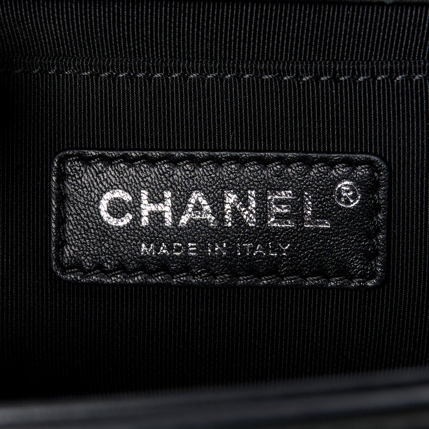 CHANEL HOLOGRAPHIC CHEVRON LAMBSKIN MEDIUM BOY BAG