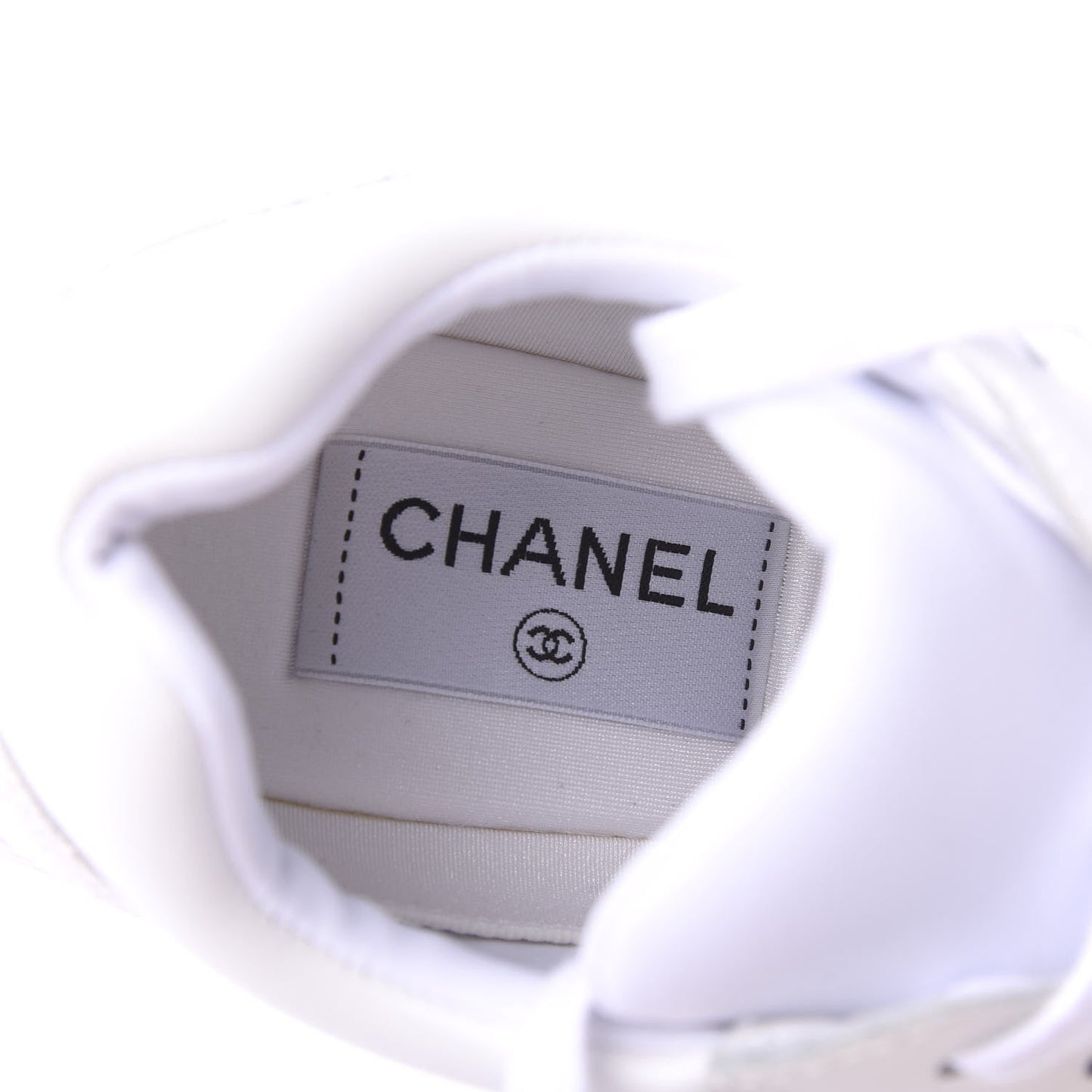CHANEL SUEDE CALFSKIN LEATHER CC SNEAKERS