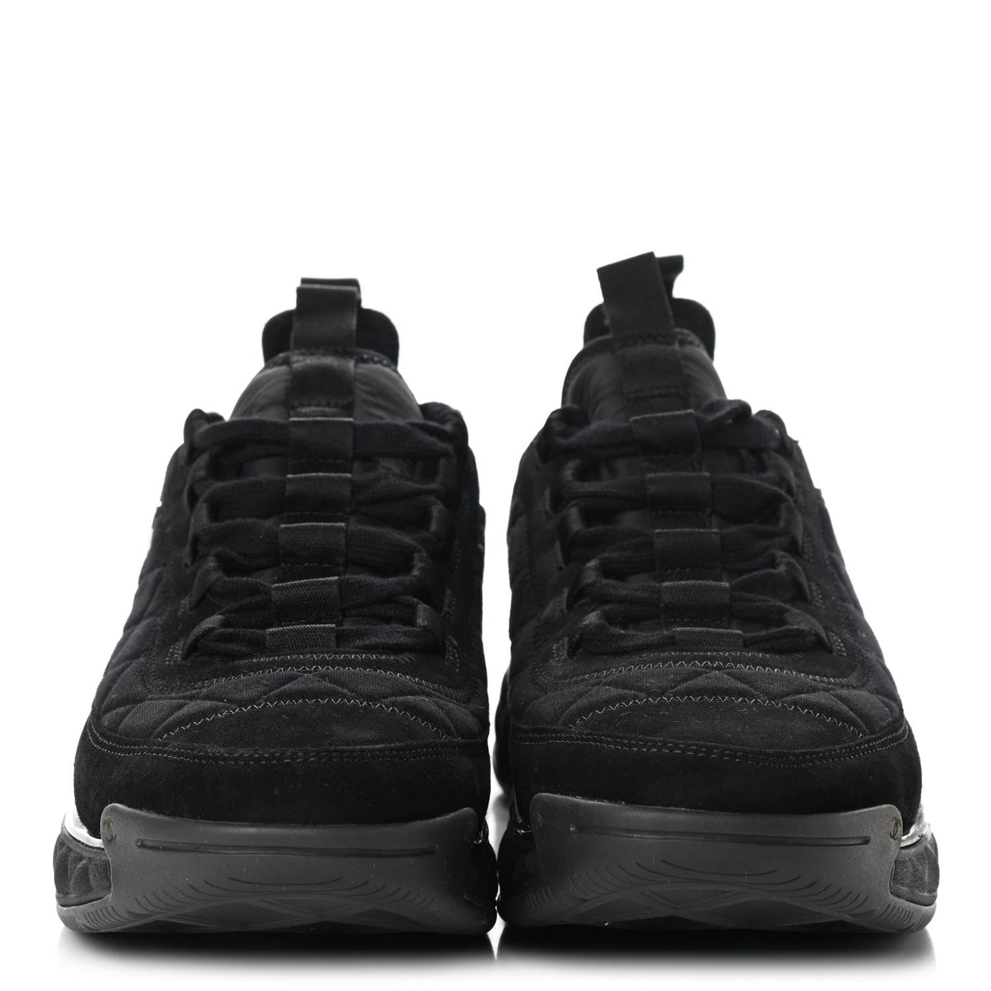 CHANEL CC SUEDE CALFSKIN MIXED MEDIA SNEAKERS