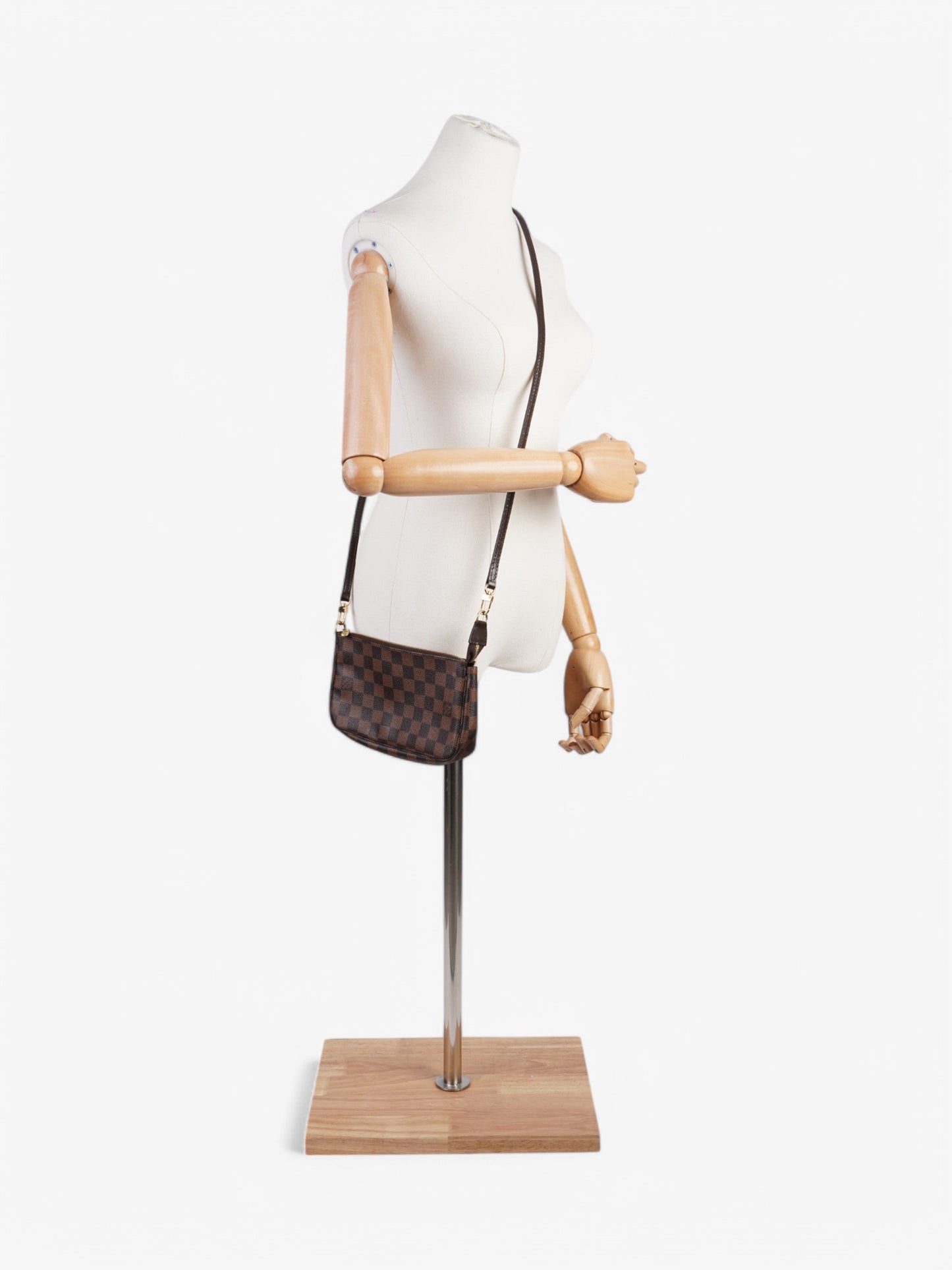 Louis Vuitton Pochette Accessoires Damier Ebene Coated Canvas