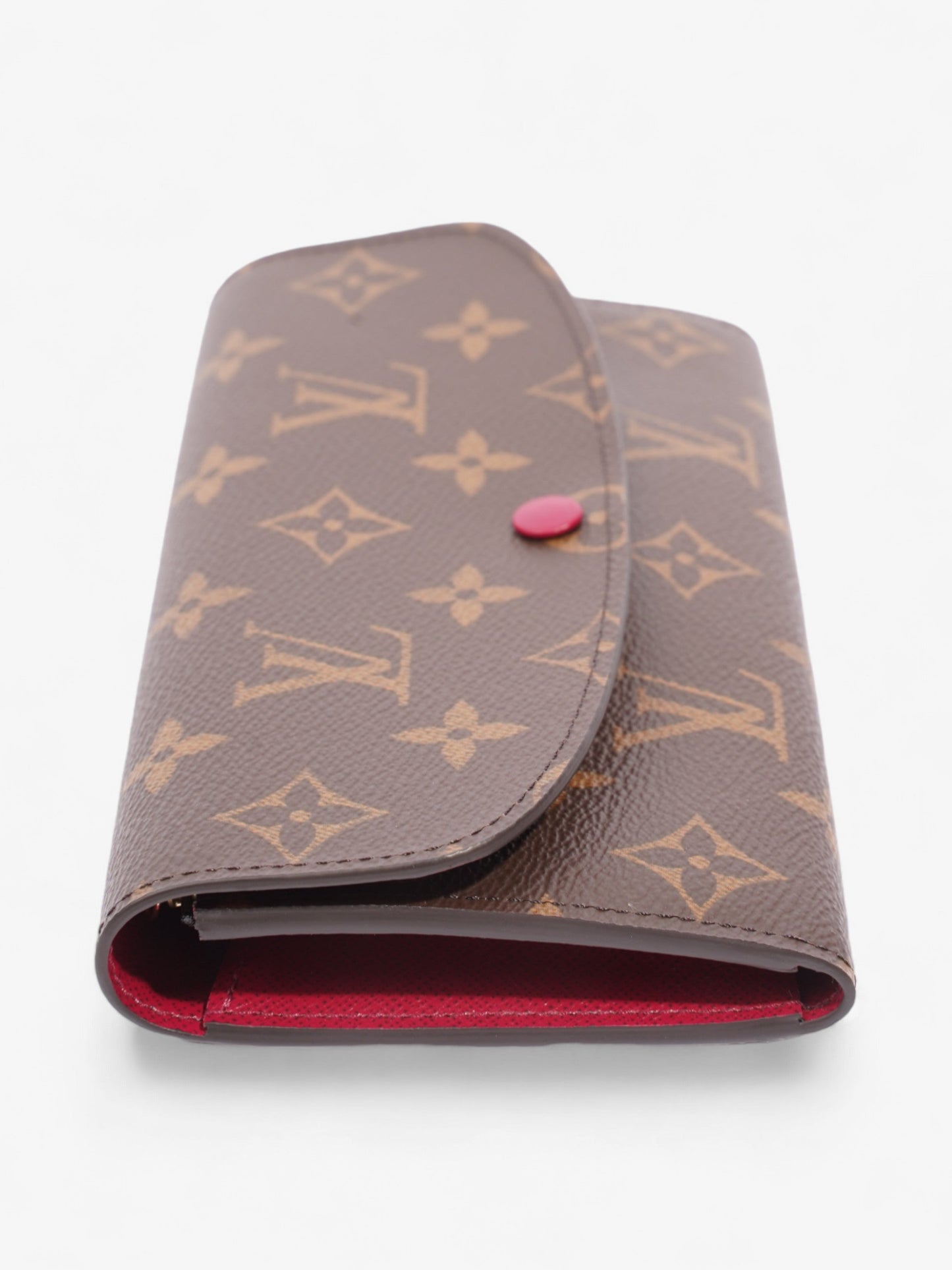 Louis Vuitton Emilie Wallet Monogram / Fuschia Coated Canvas