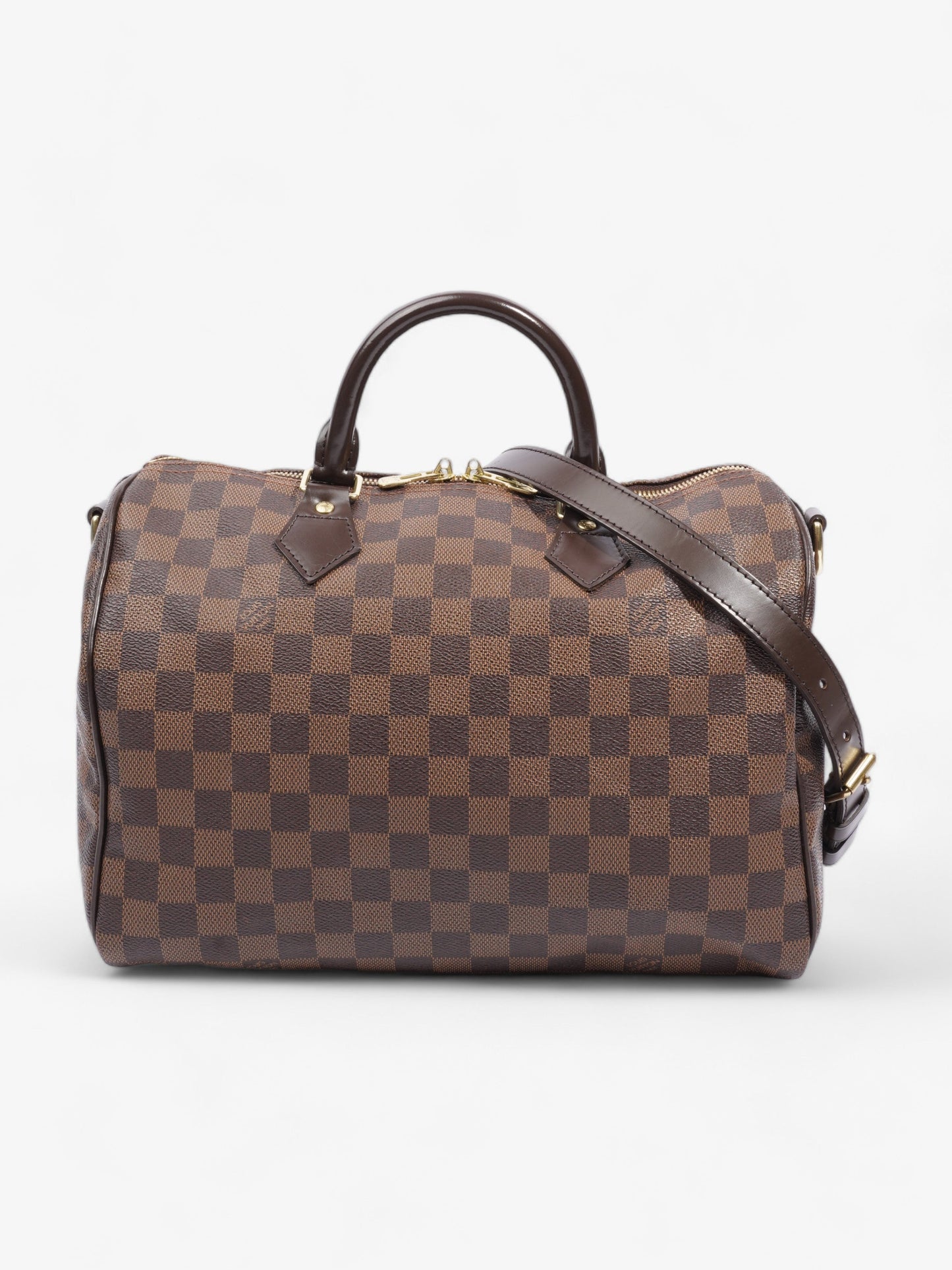 Louis Vuitton Speedy BandouliÃ¨re  30 Damier Ebene Coated Canvas