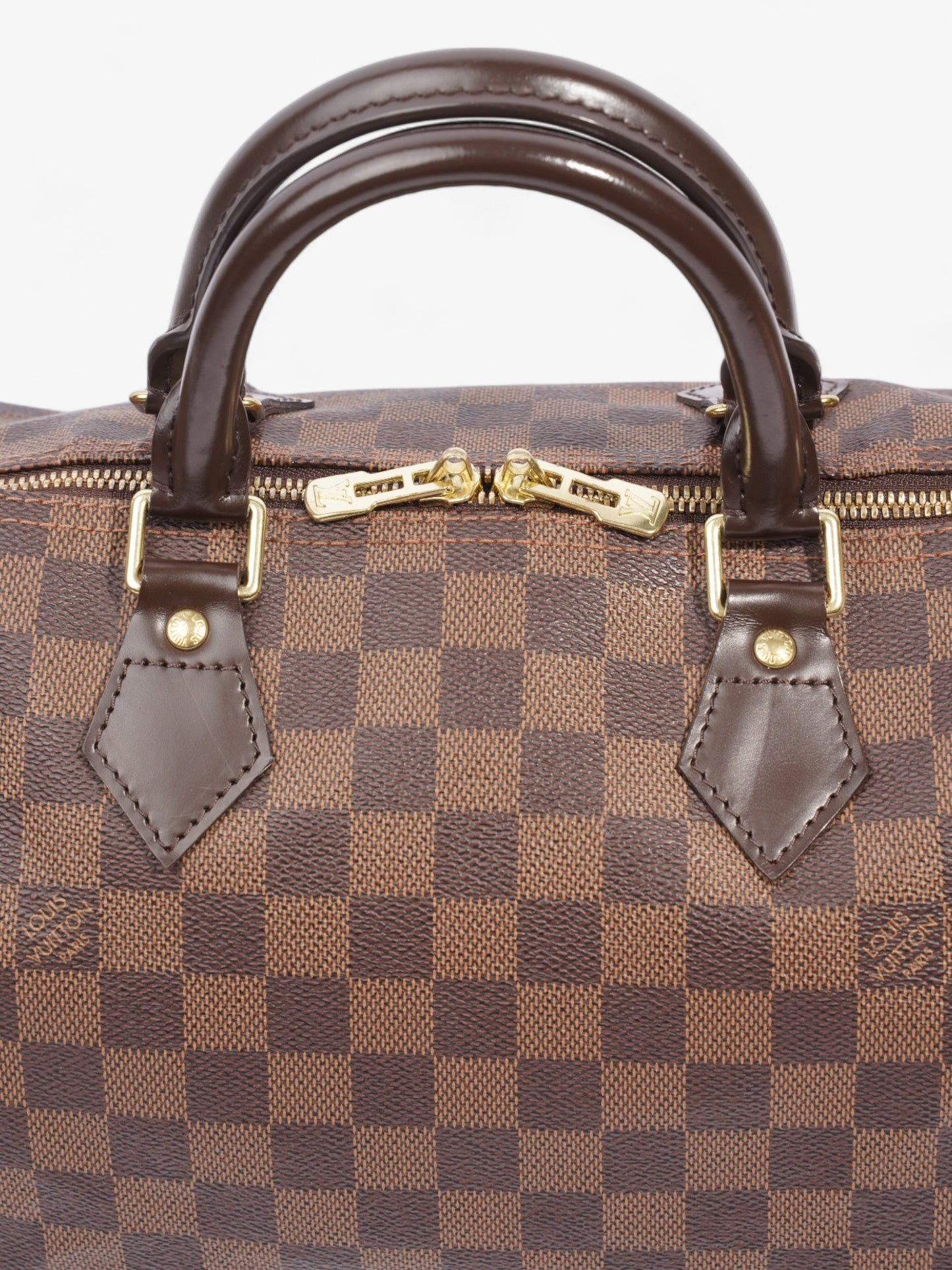 Louis Vuitton Speedy BandouliÃ¨re  30 Damier Ebene Coated Canvas