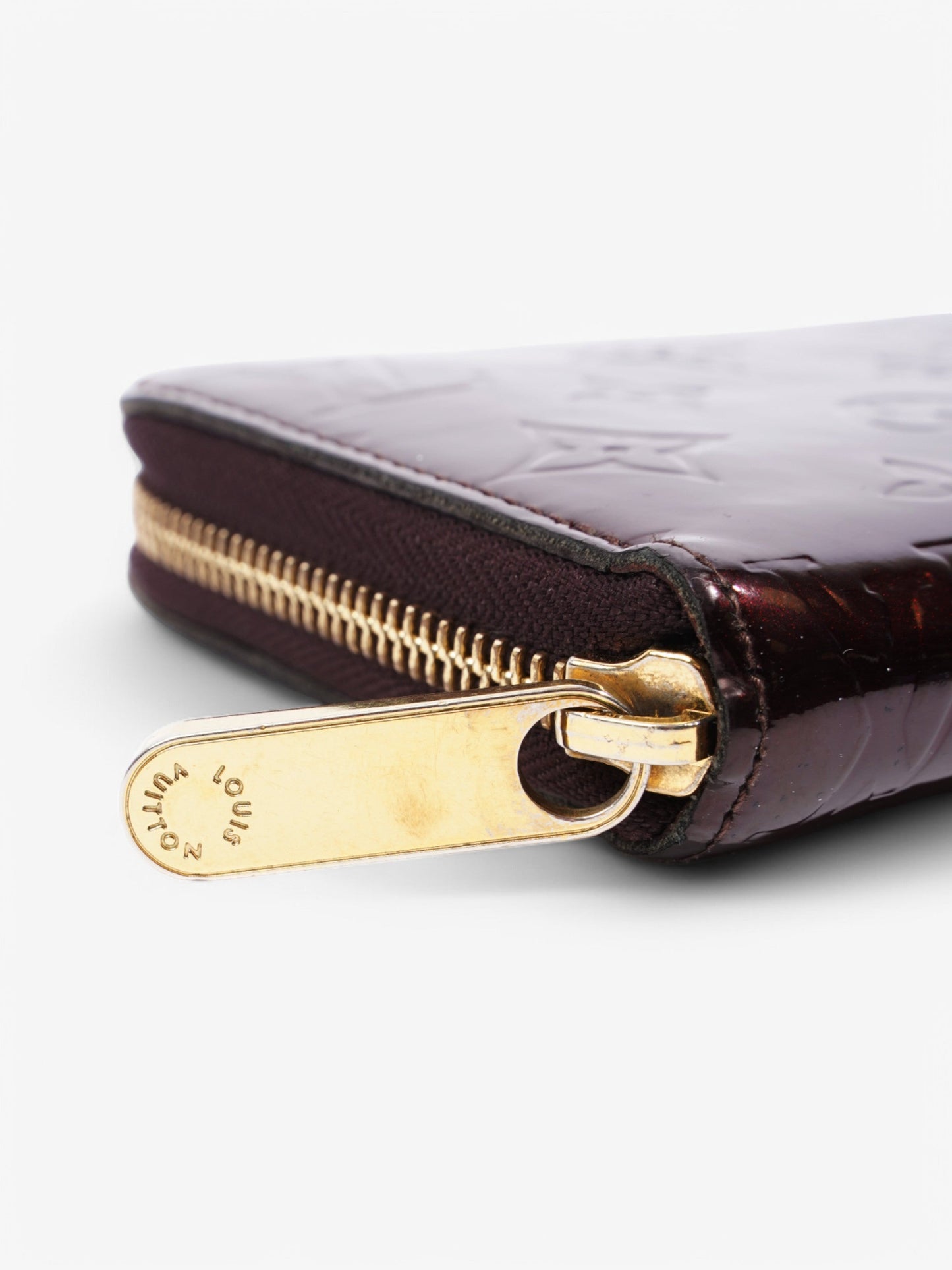Louis Vuitton Zippy Wallet Amarante Vernis Leather