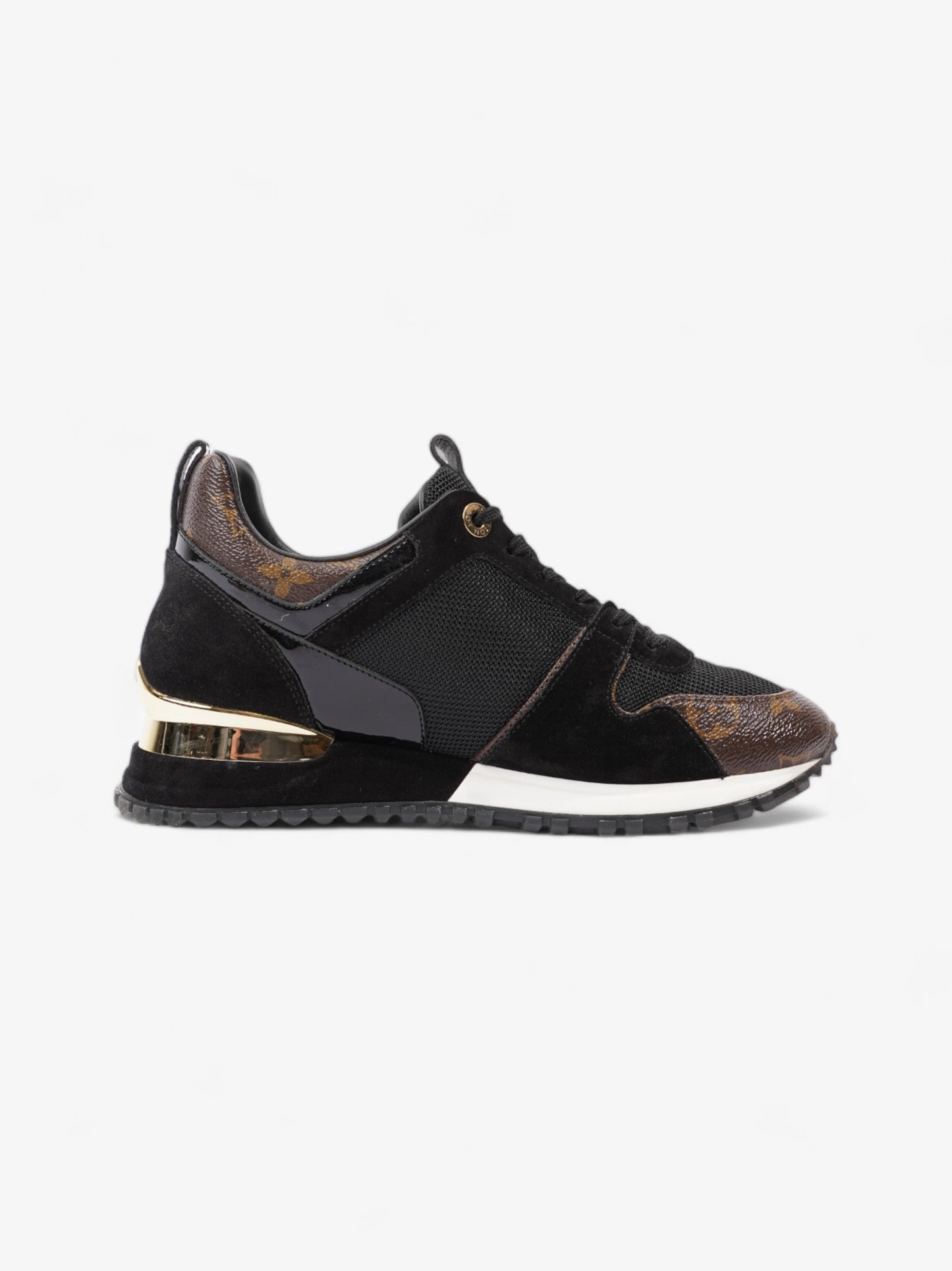 Louis Vuitton Run Away Black / Monogram Suede EU 36 UK 3