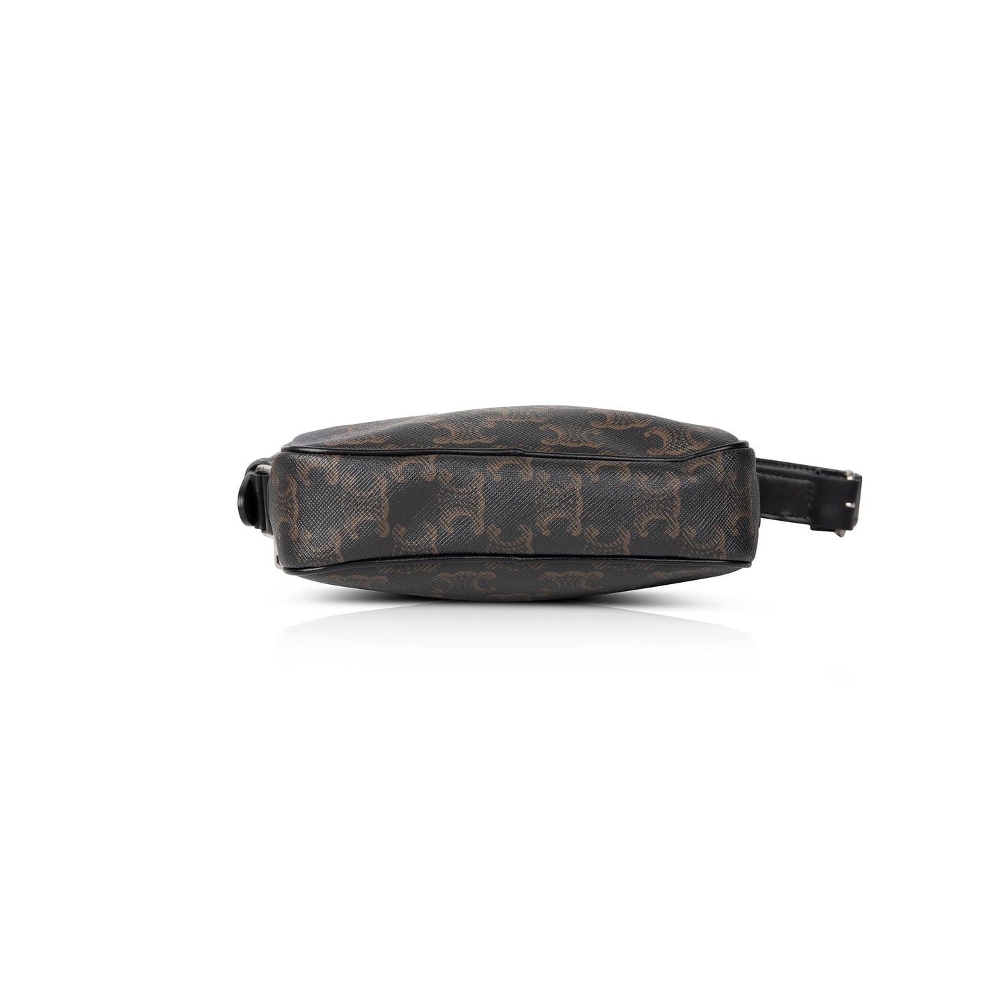 Celine 2020 Triomphe Canvas Mini Messenger Bag with Celine Print