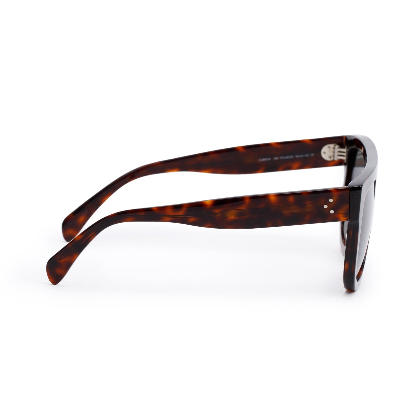 Celine CL40011N Havana Acetate Wayfarer Sunglasses