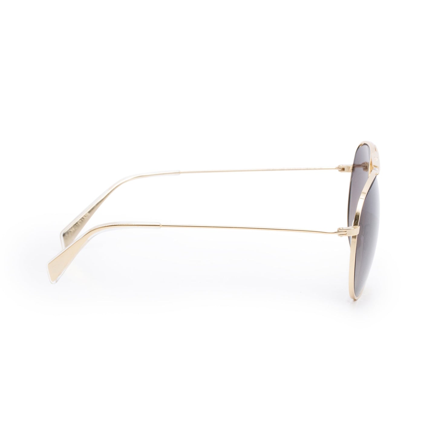 Celine CL40062U Gold Tone Metal Frame 01 Polarized Aviator Sunglasses