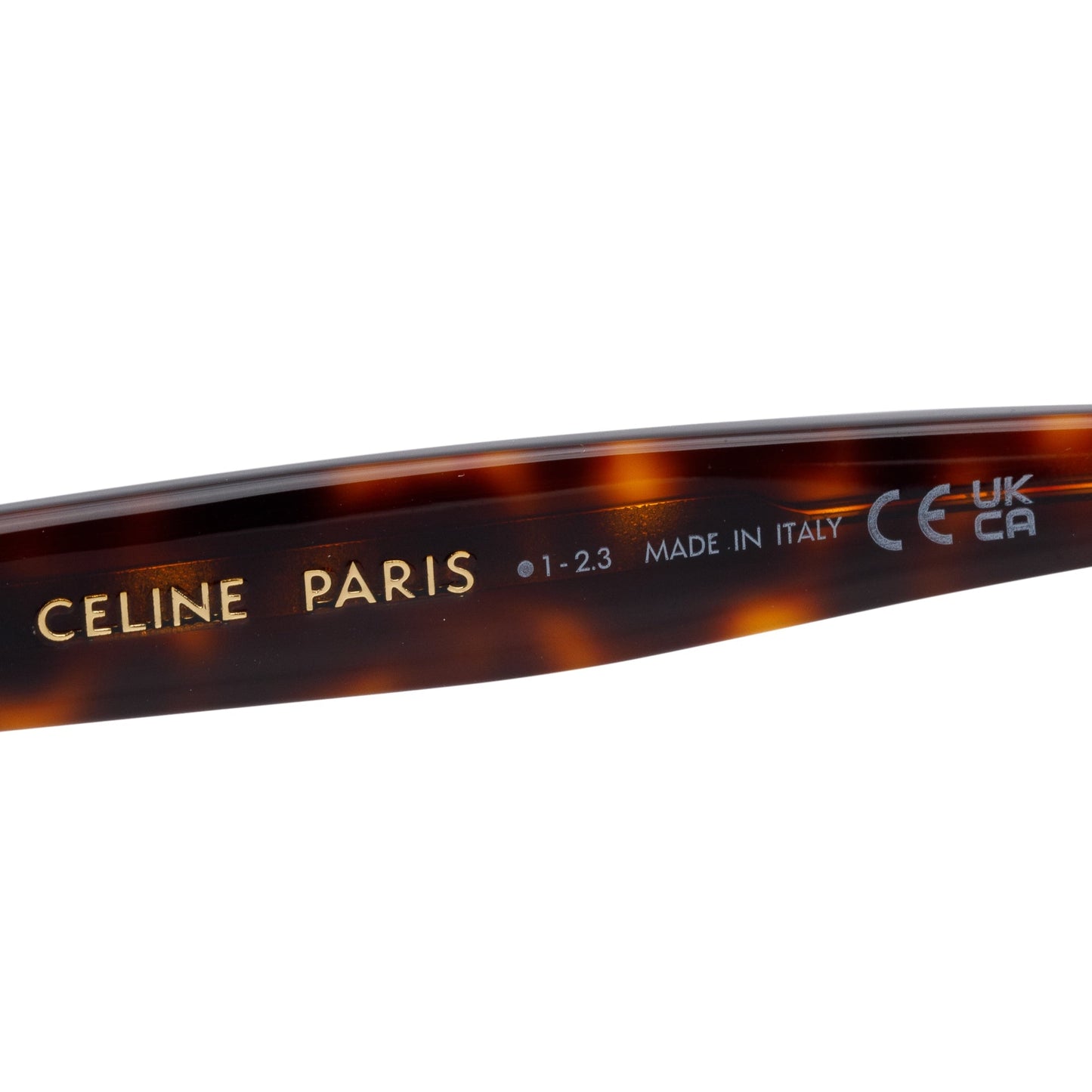Celine CL401871 Brown Havana Acetate Cat-Eye Sunglasses