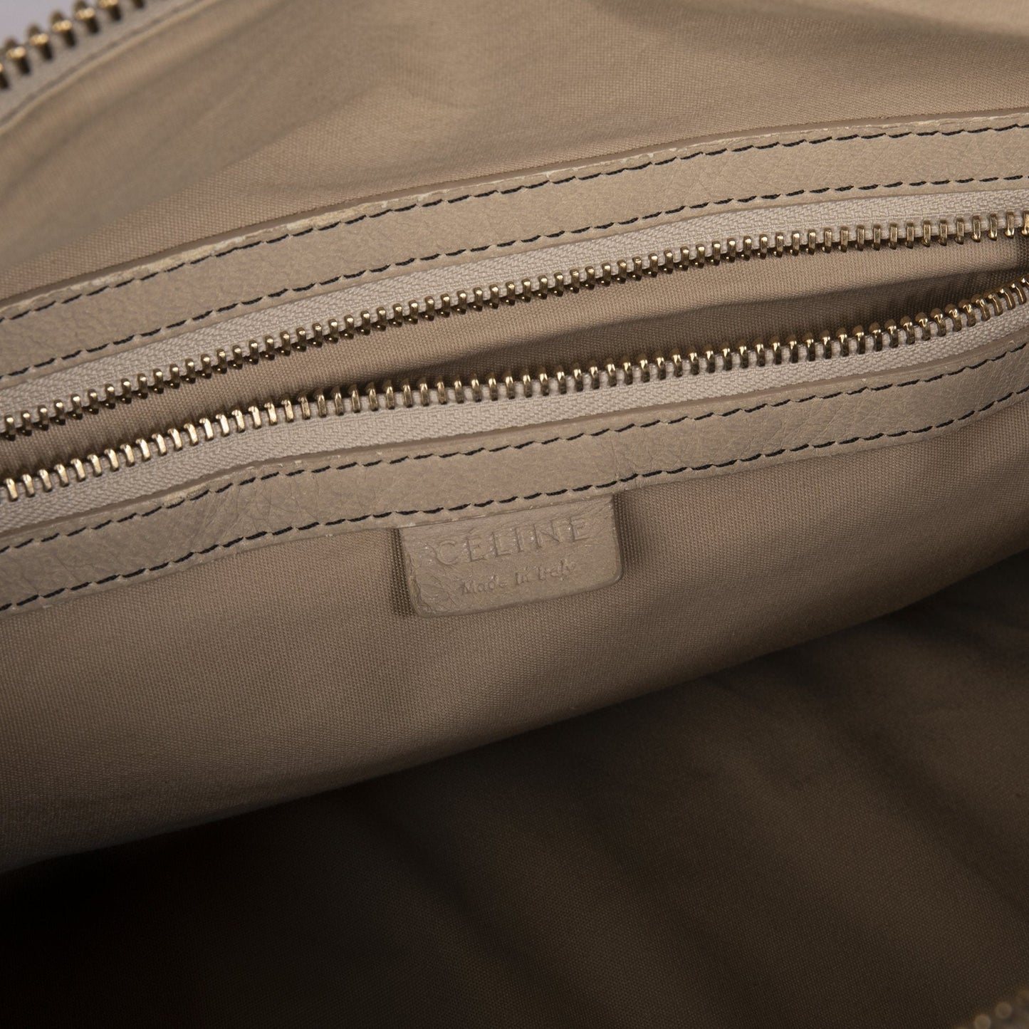Celine Leather Bowling Bag