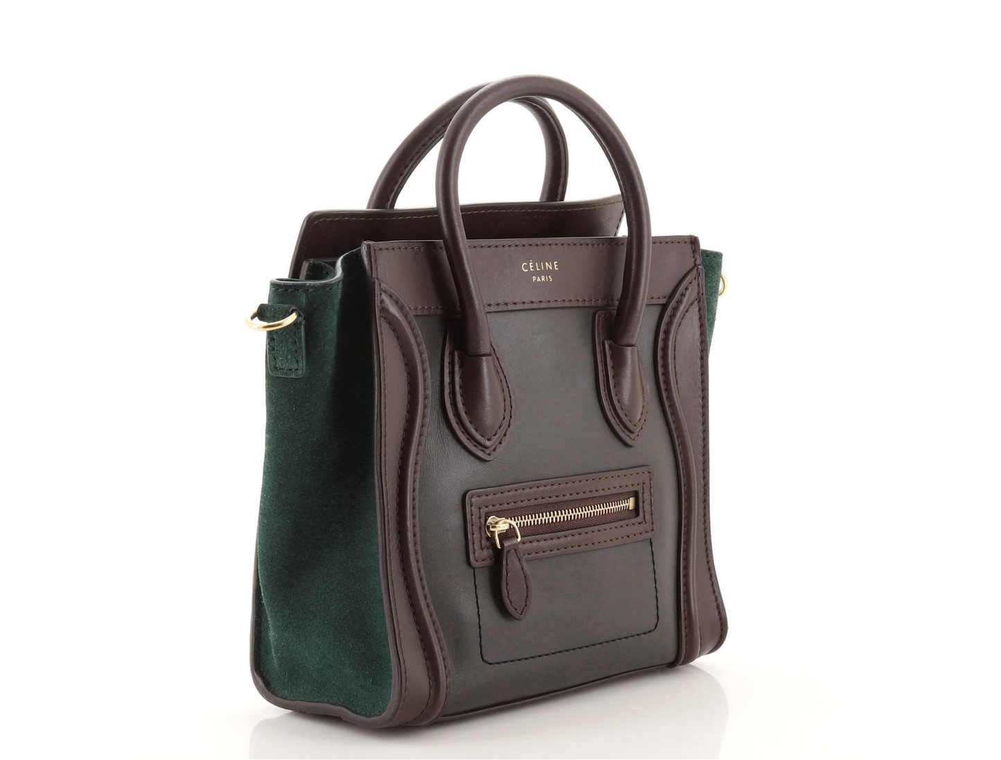 CÉLINE CALFSKIN  TRICOLOR NANO BAG