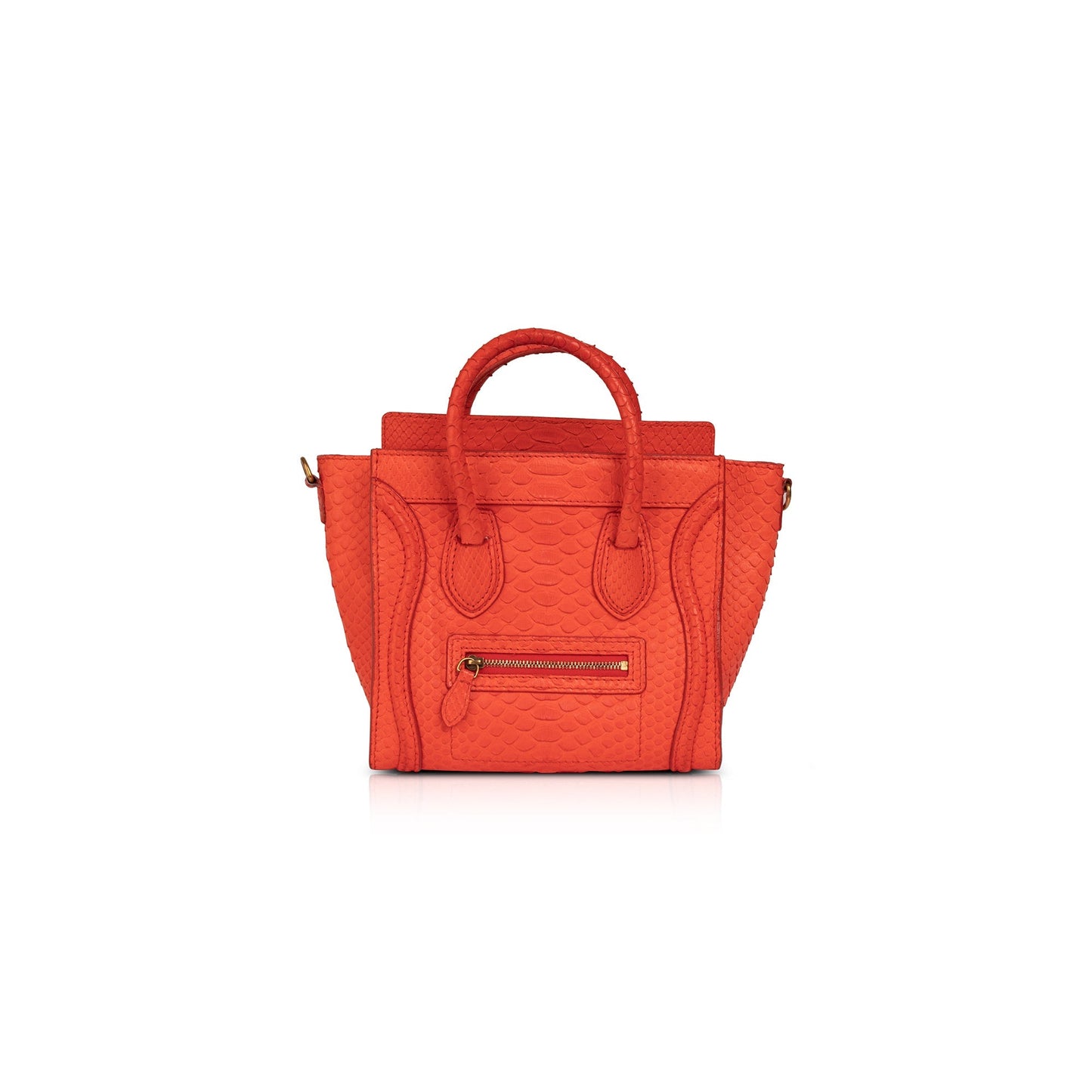 Celine Python Nano Luggage Tote