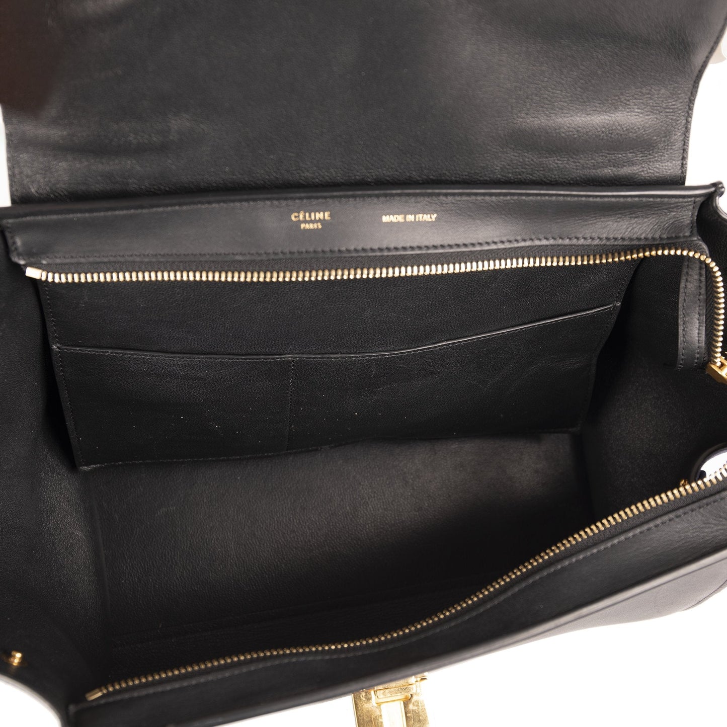 Celine Small Python Trapeze Bag