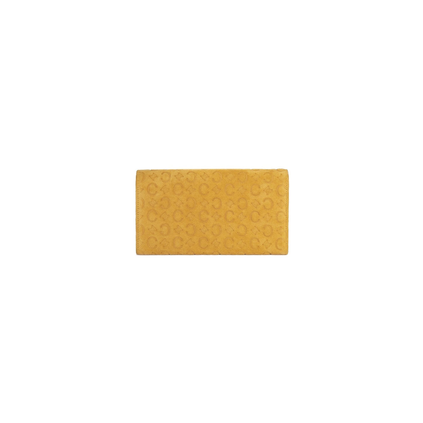 Celine Vintage Monogram Suede Wallet