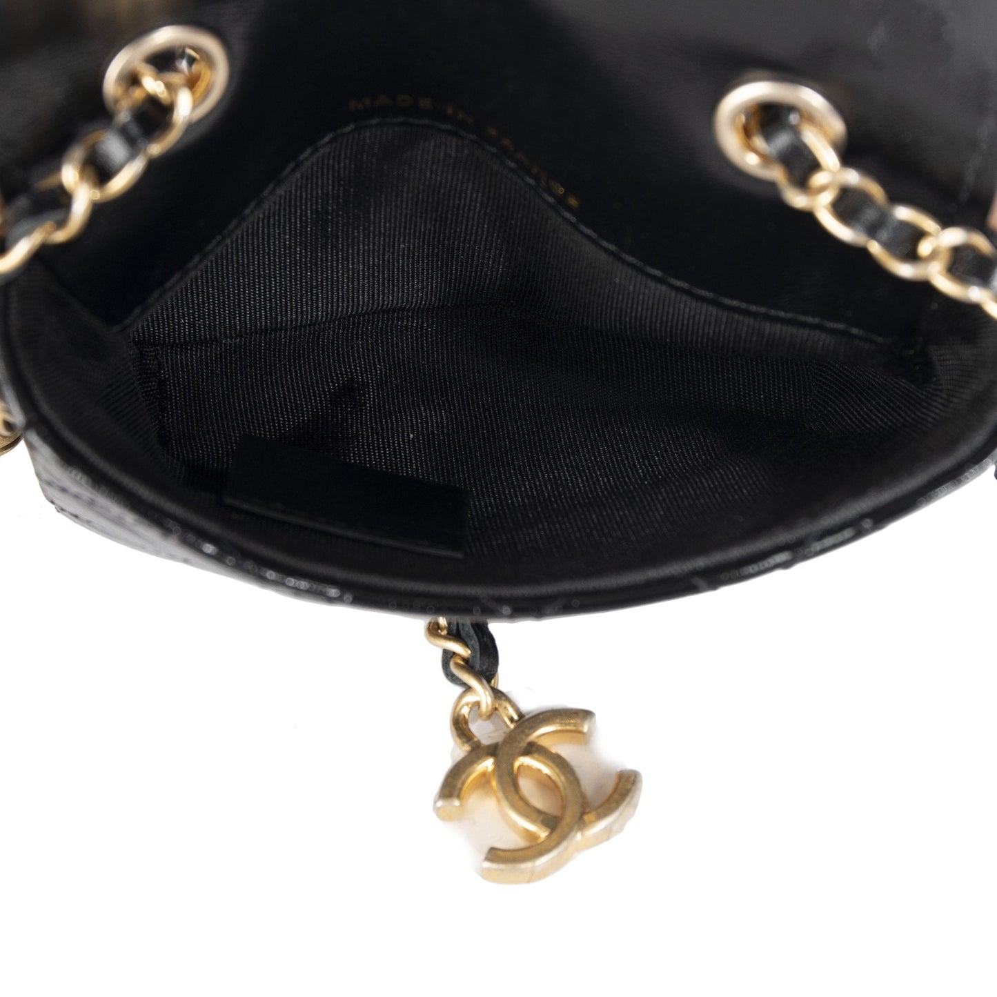 Chanel 2020 Black Card Holder Belt Bag