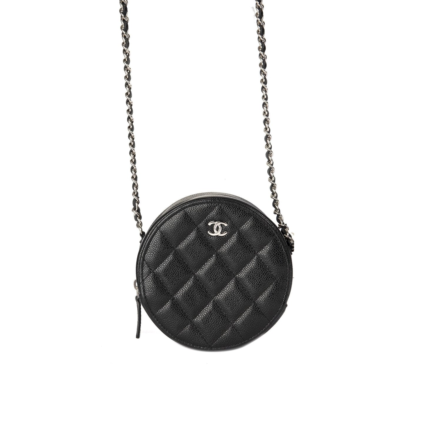 Chanel 2020 Black Caviar O-OT Clutch