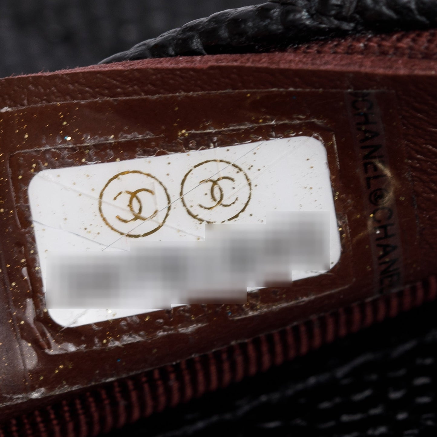 Chanel 2020 Black Quilted Caviar Leather Mini Chain Belt Bag