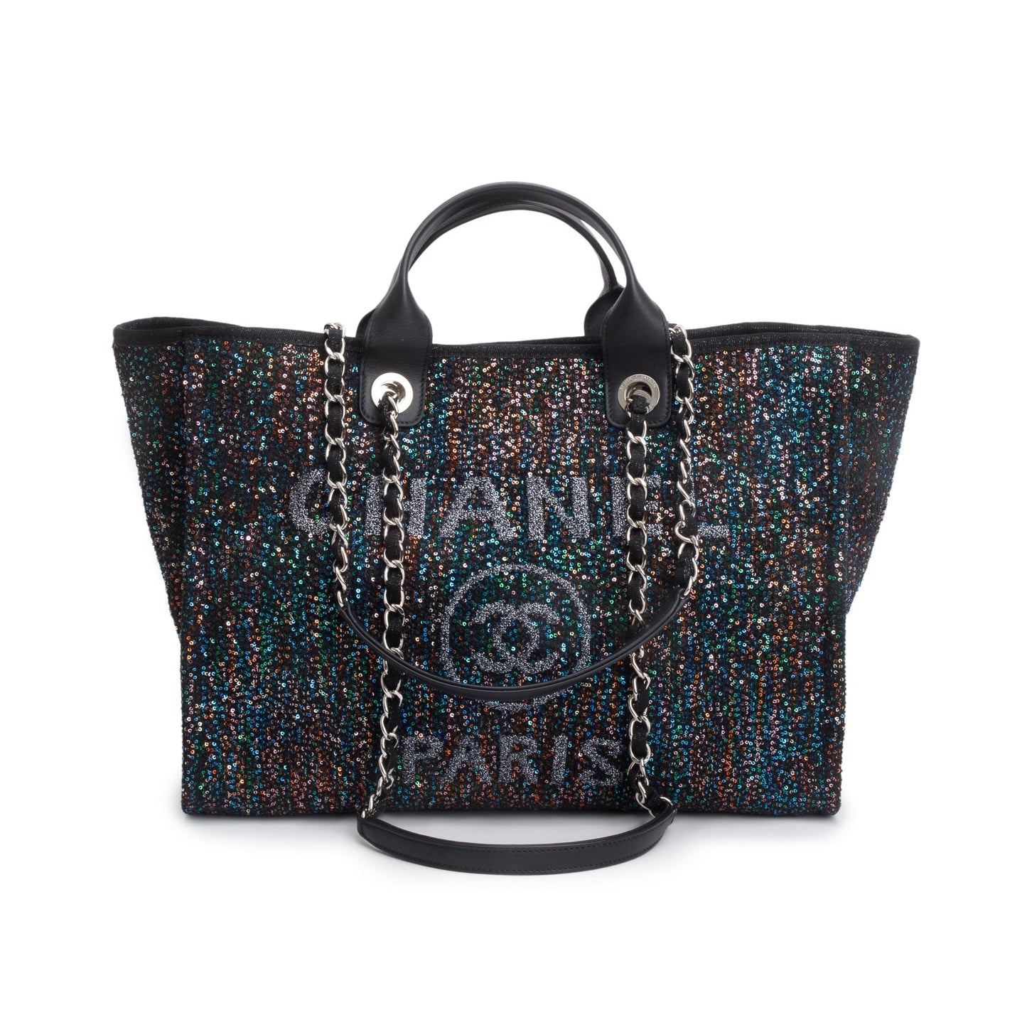 Chanel 2020 Medium Sequin Deauville Tote