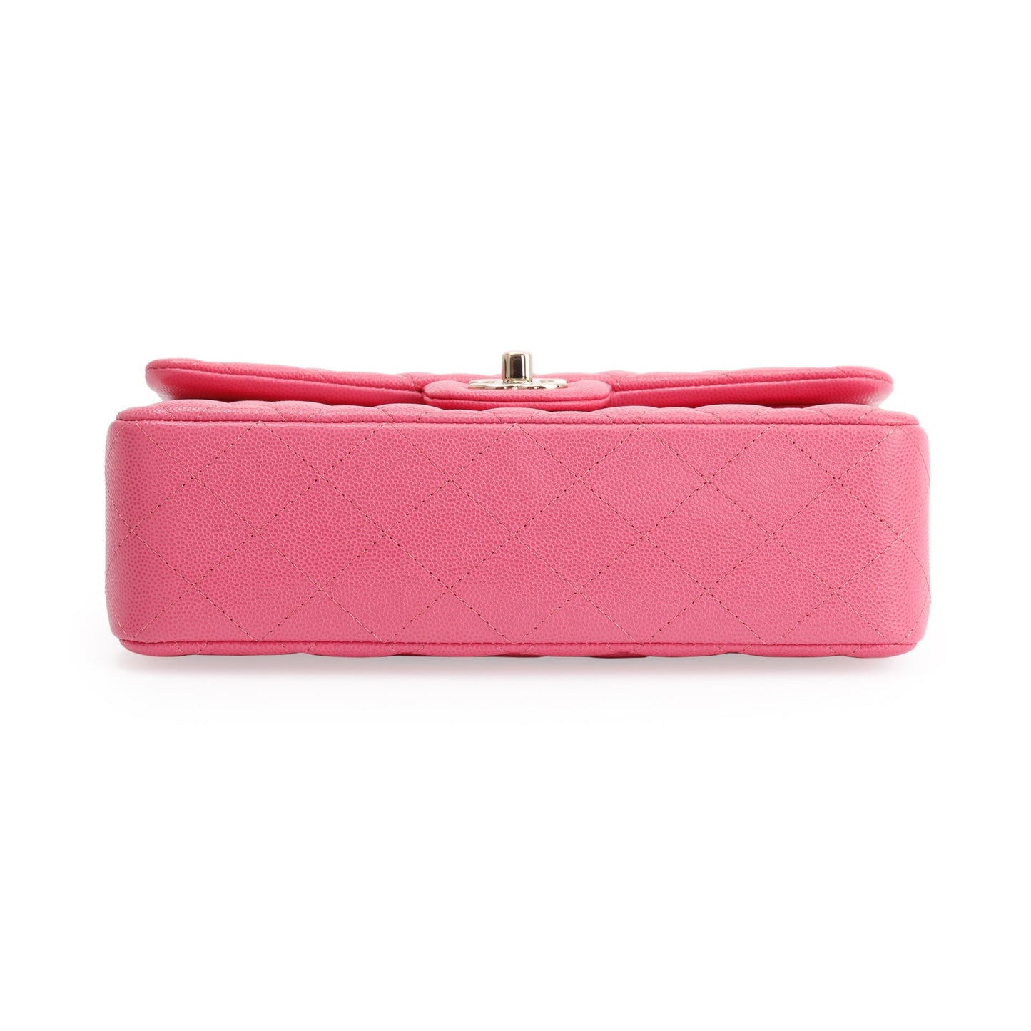 Chanel 2020 Pink Caviar Small Classic Double Flap Bag