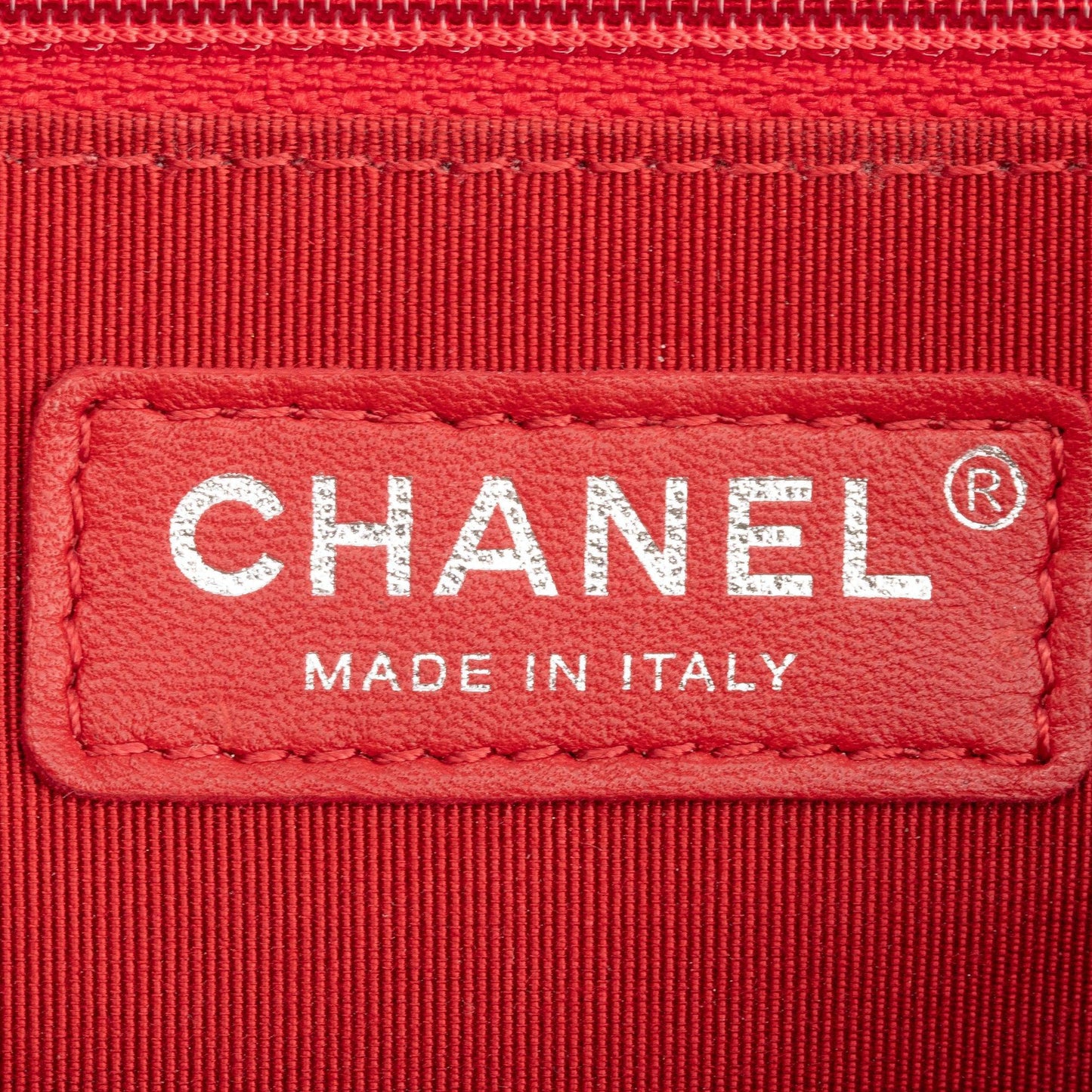 Chanel 2020 Red Quilted Calfskin Leather Large Running Chain Flap Bag