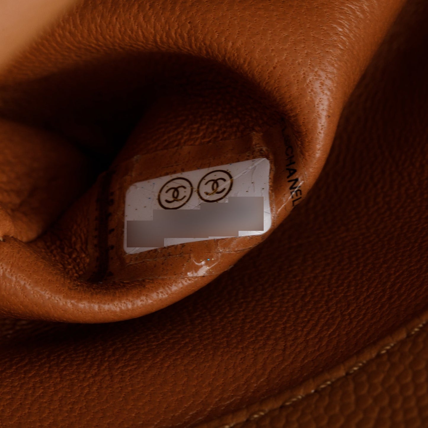 Chanel 2021 Beige Quilted Caviar Leather Mini Coco Top Handle Flap Bag
