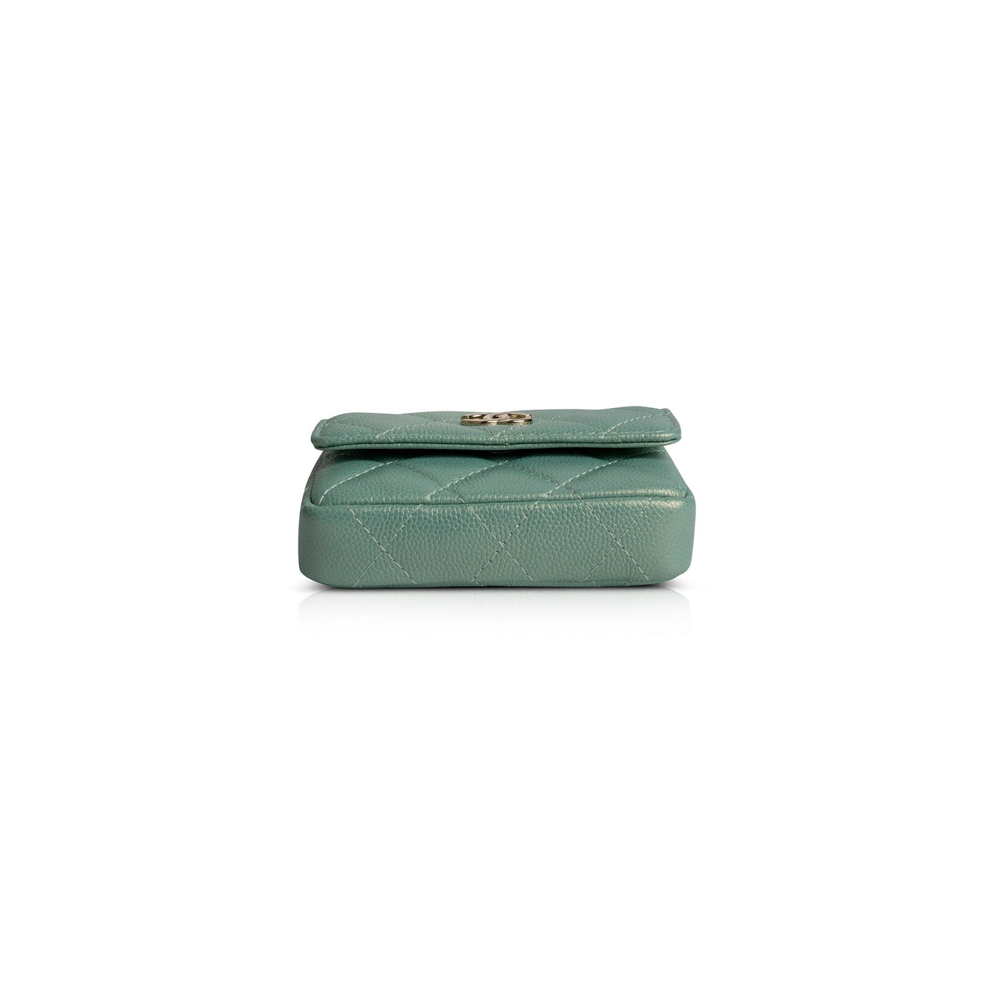 Chanel 2021 CC Pearl Coin Purse with Chain