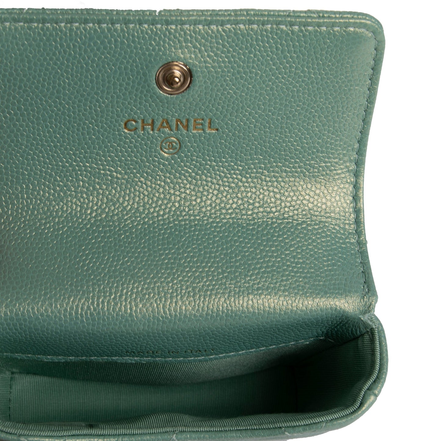 Chanel 2021 CC Pearl Coin Purse with Chain