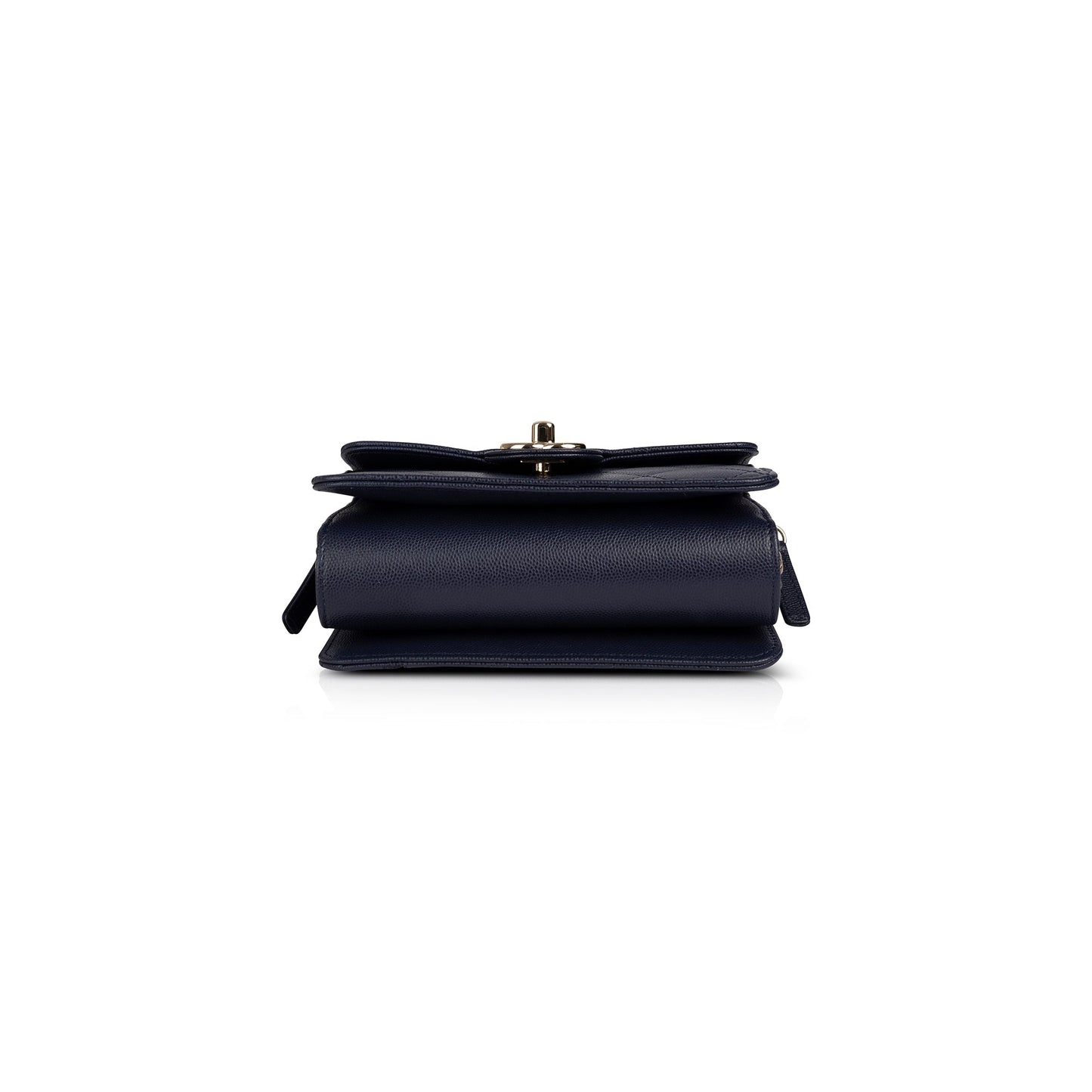 Chanel 2021 Navy Like A Wallet Flap Bag
