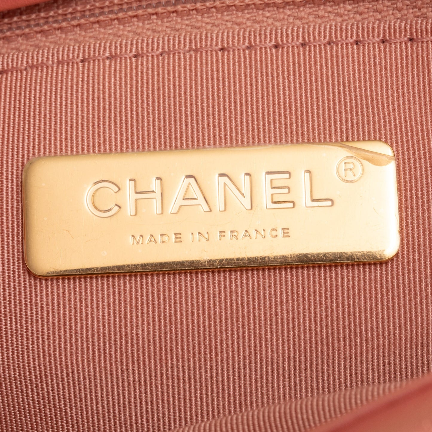 Chanel 2021 Pink Iridescent Lambskin Leather Medium 19 Flap Bag