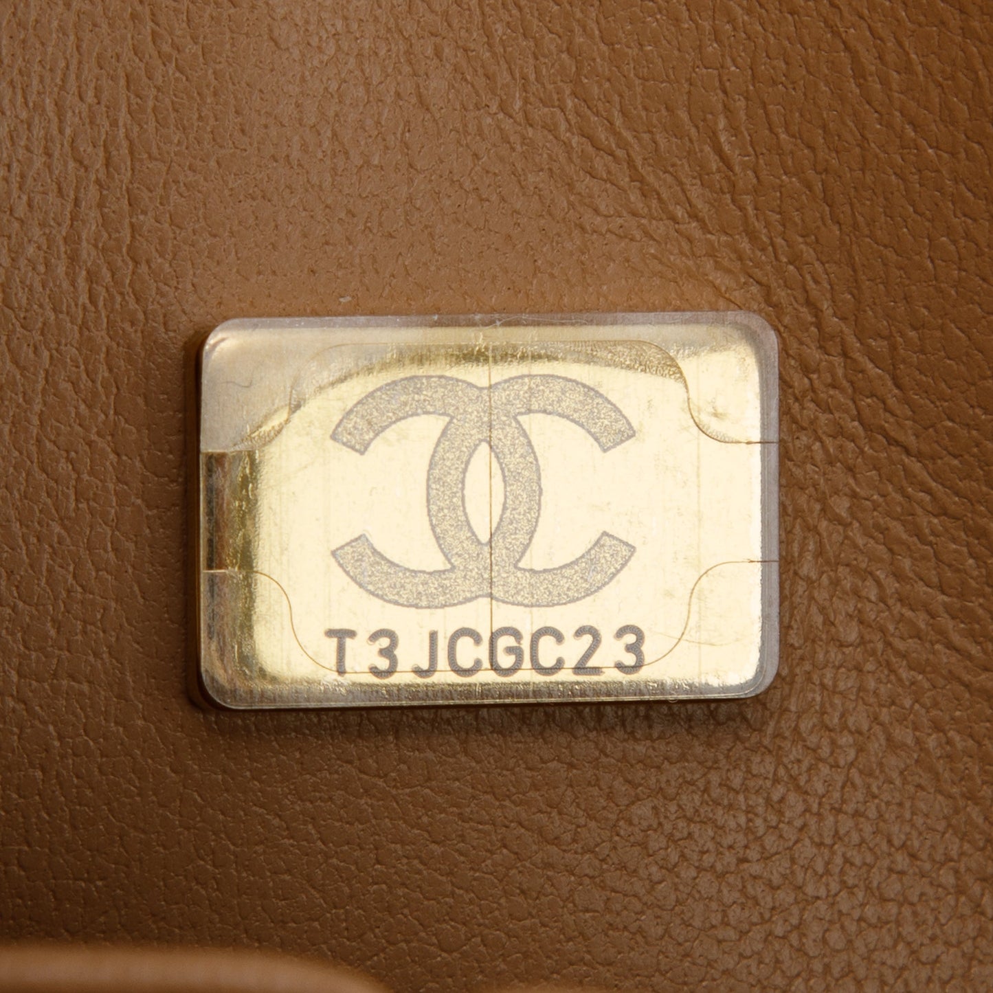 Chanel 2022 Beige Lambskin Small Classic Double Flap Bag