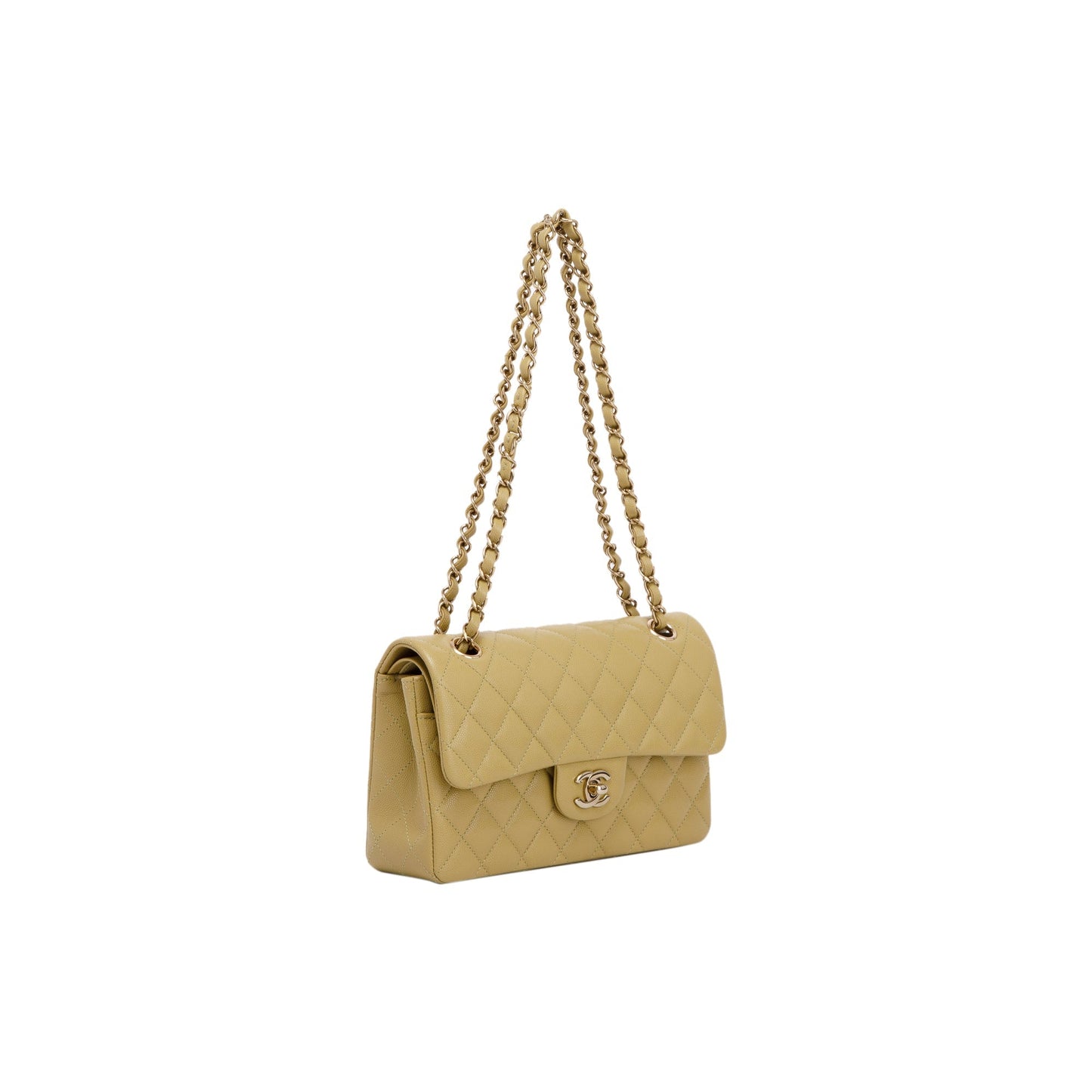 Chanel 2022 Caviar Small Classic Double Flap Bag