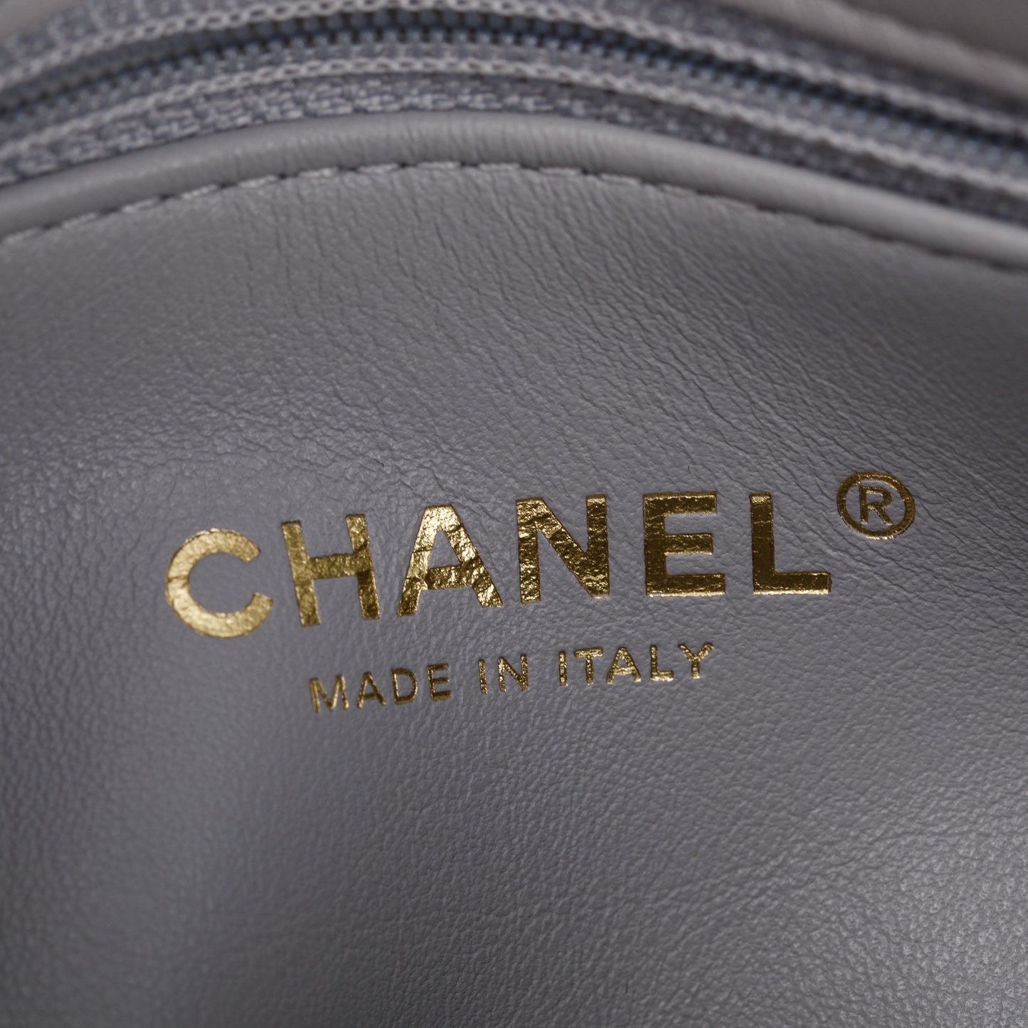 Chanel 2022 Grey Quilted Lambskin Leather Small Color Match Flap Bag