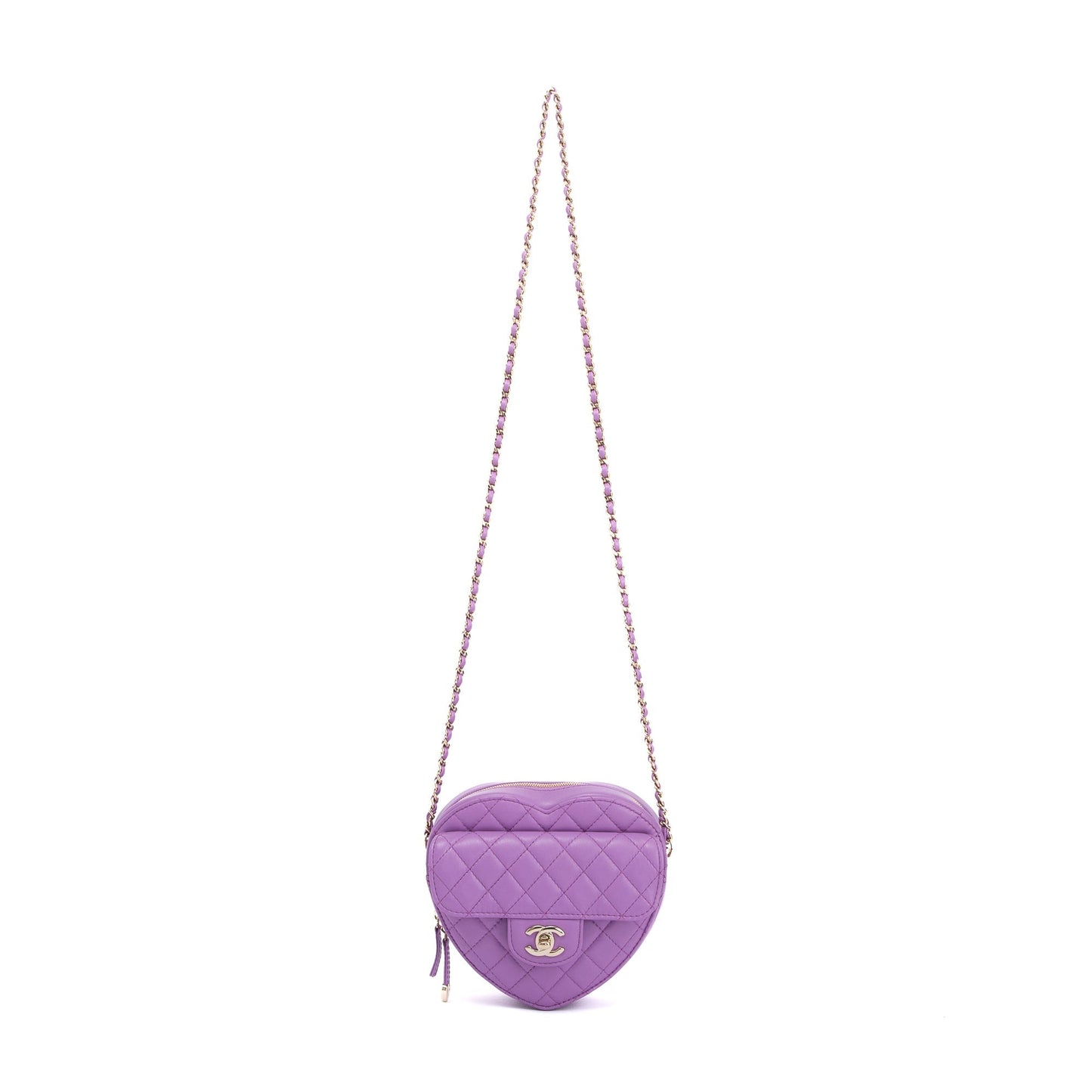 Chanel 2022 Large CC In Love Heart Bag