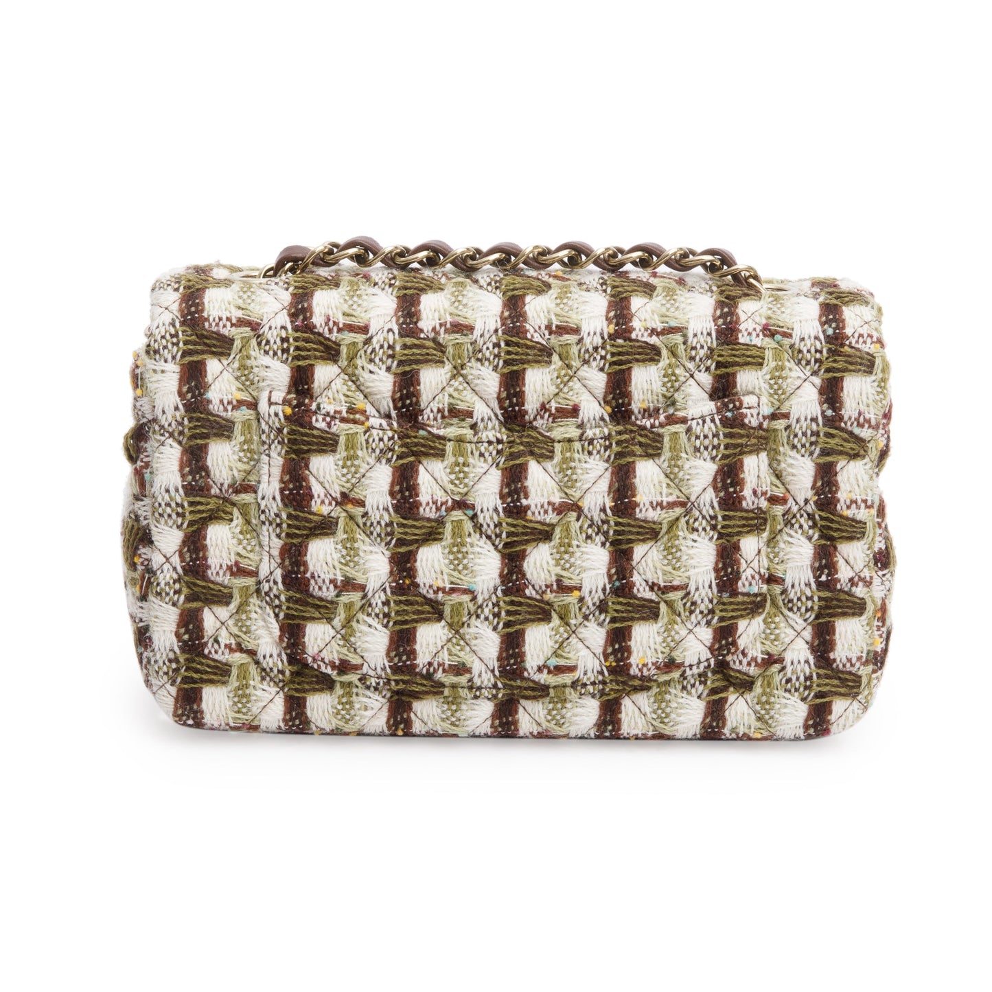 Chanel 2022 Multicolor Tweed Classic Mini Rectangular Flap Bag
