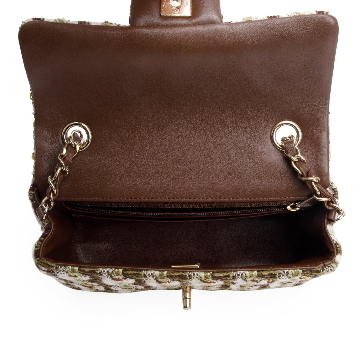 Chanel 2022 Multicolor Tweed Classic Mini Rectangular Flap Bag