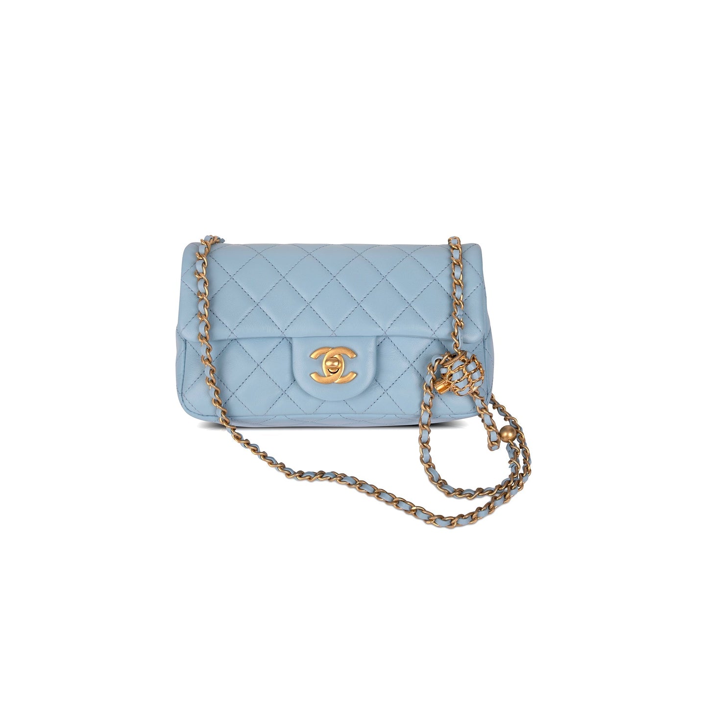 Chanel 2022 Pearl Crush Mini Flap Bag