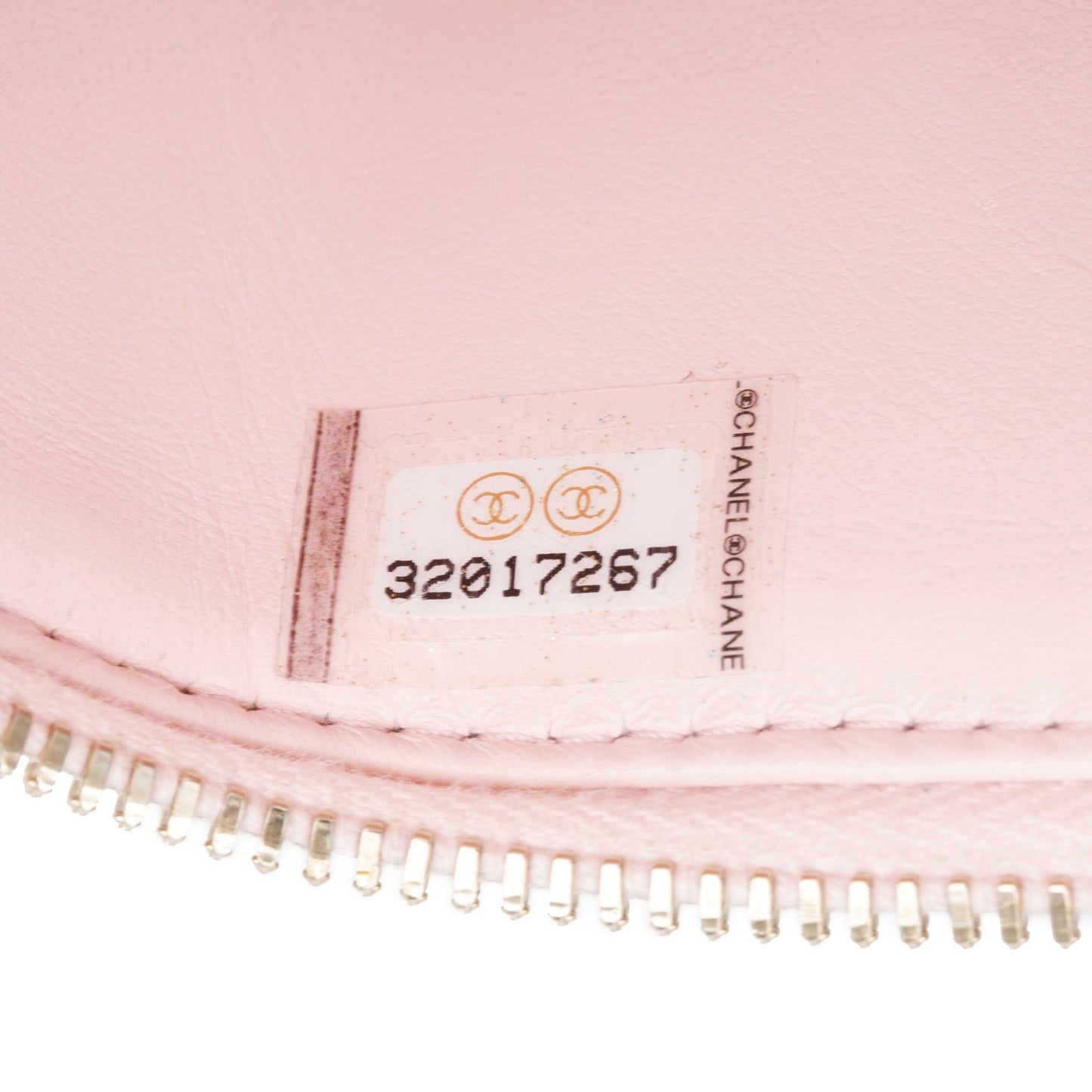 Chanel 2022 Pink Quilted Caviar Leather Small Vanity Case