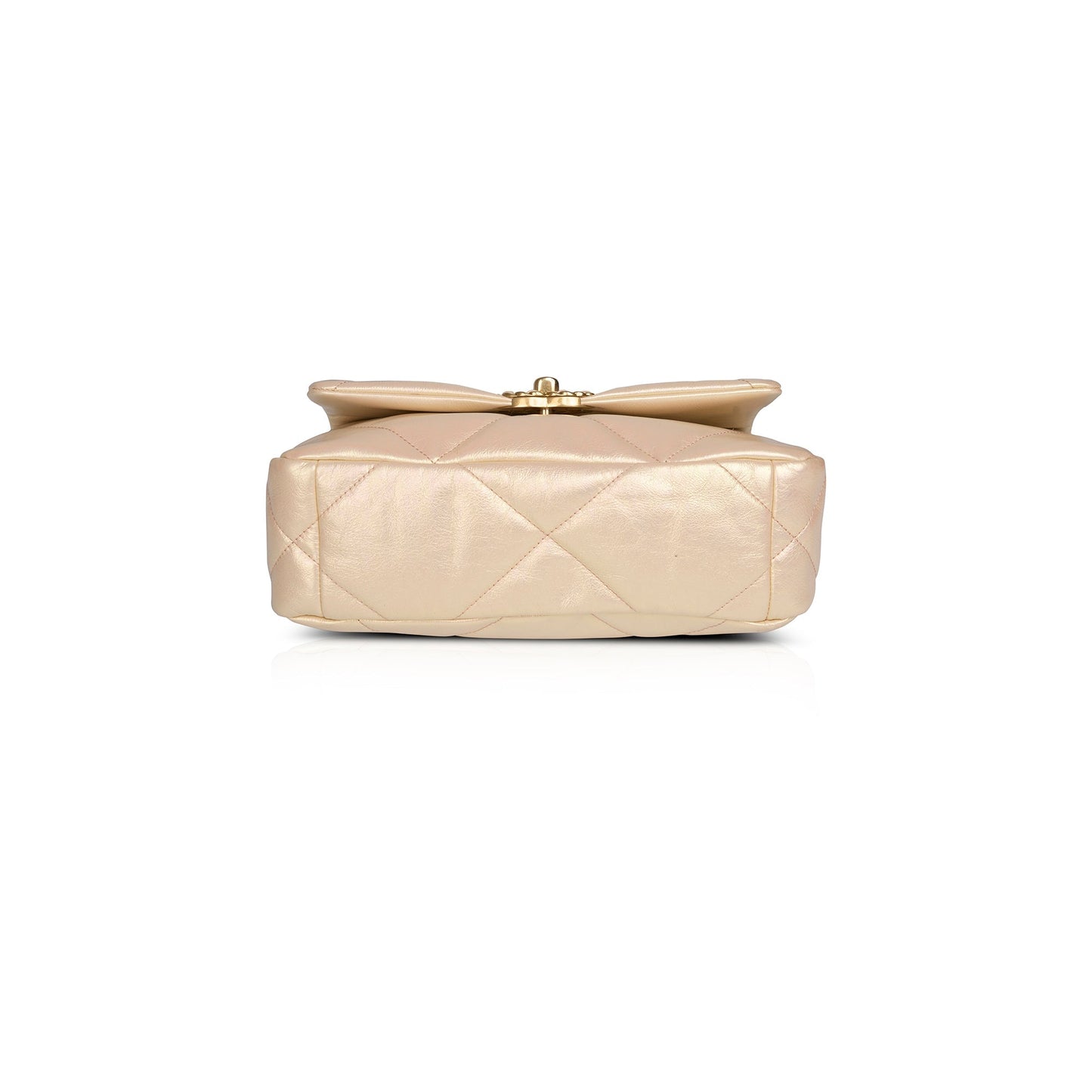 Chanel 2022 Rose Iridescent Medium 19 Flap Bag