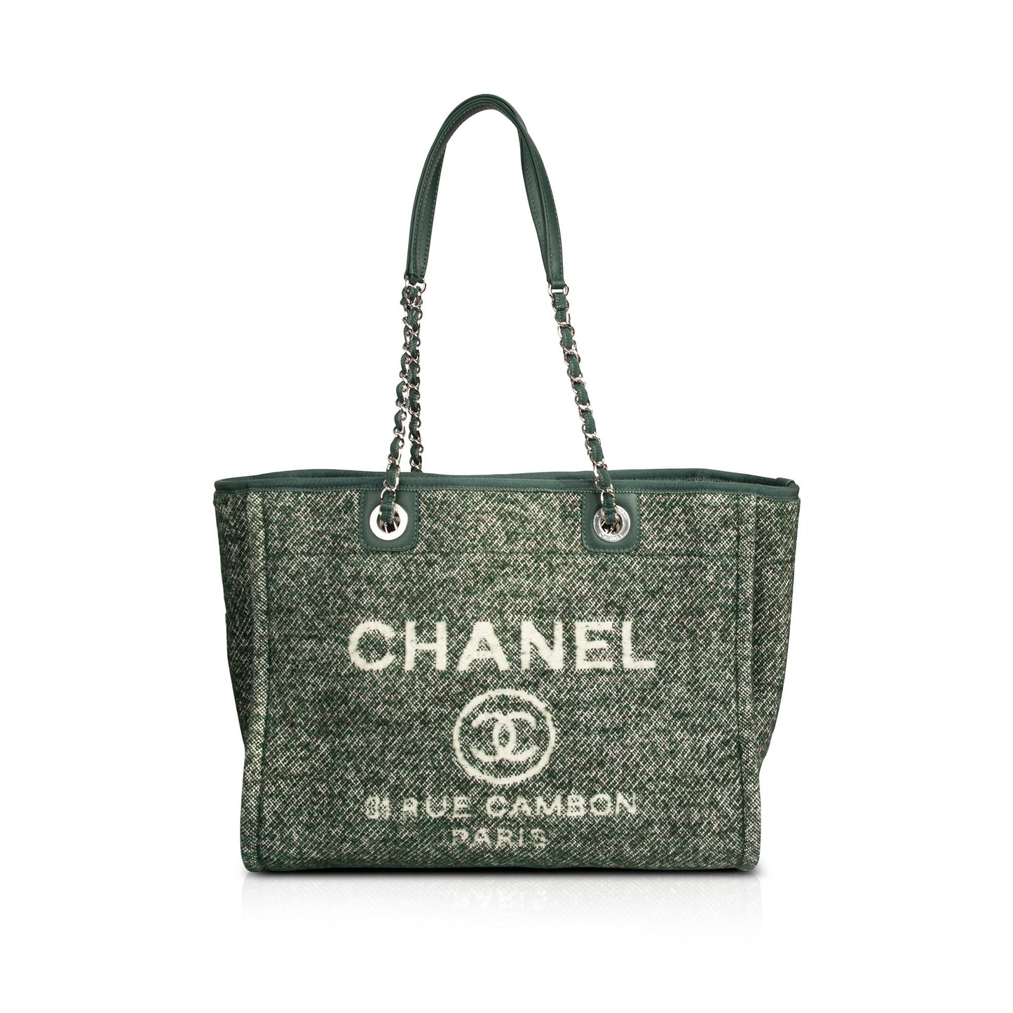 Chanel 2022 Tweed Small Deauville Tote