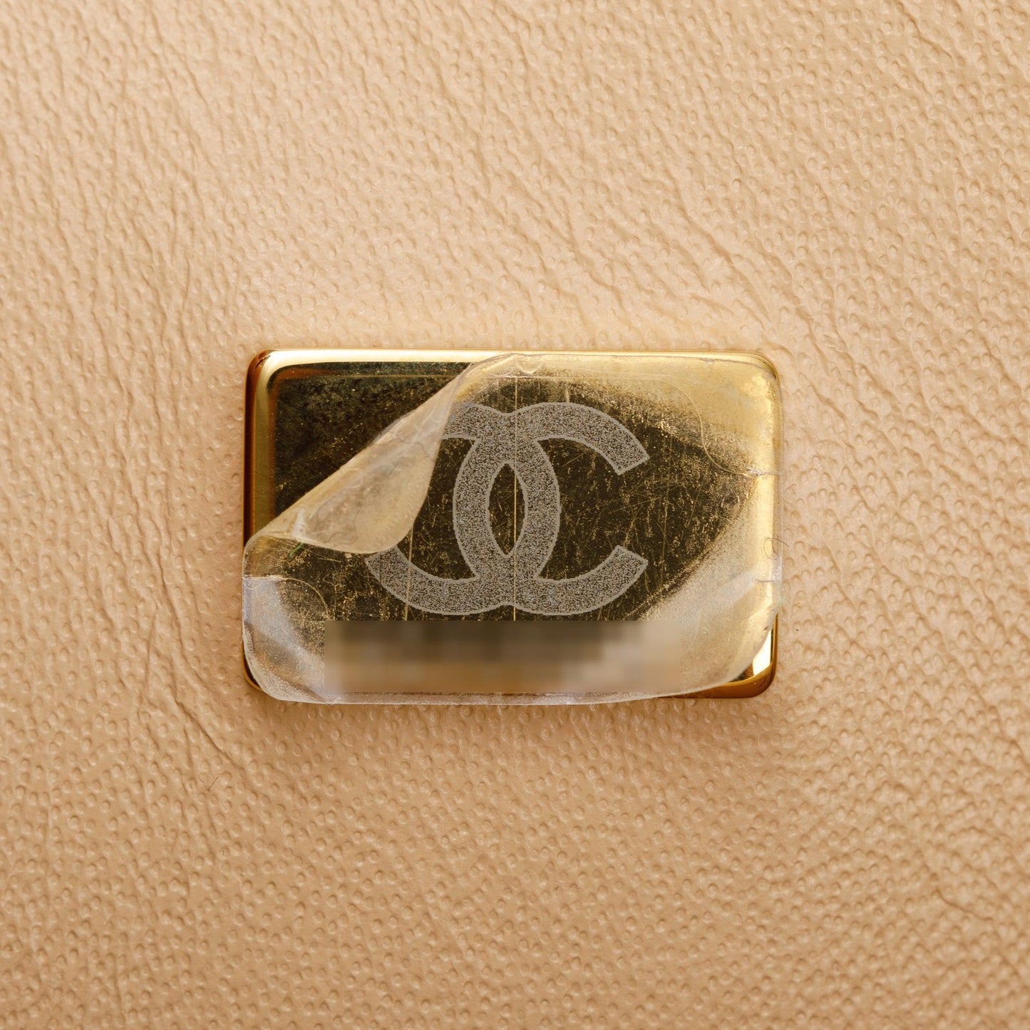 Chanel 2023 Beige Caviar Classic Jumbo Double Flap Bag