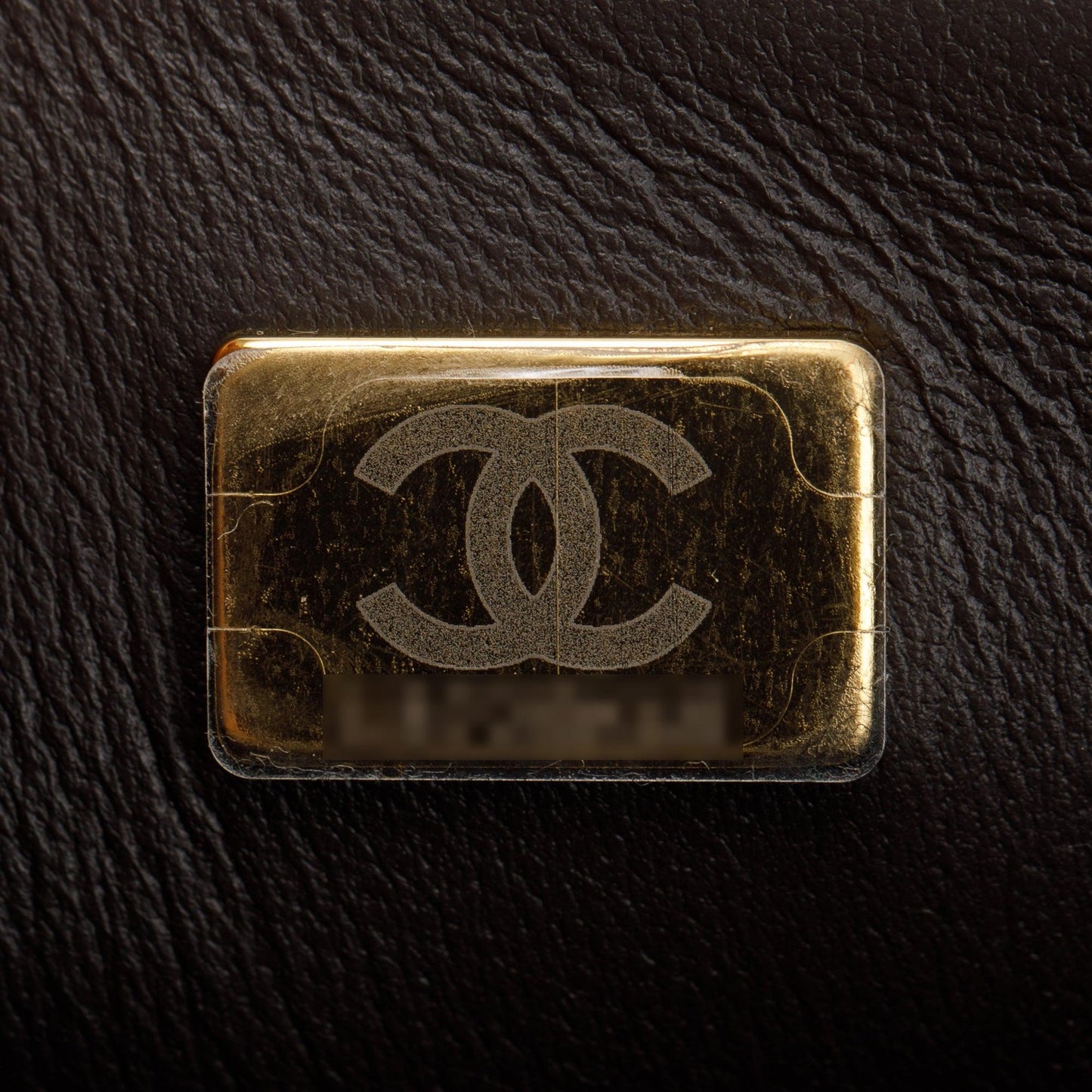 Chanel 2023 Brown Quilted Lambskin Leather Mini Top Handle Rectangular Flap Bag