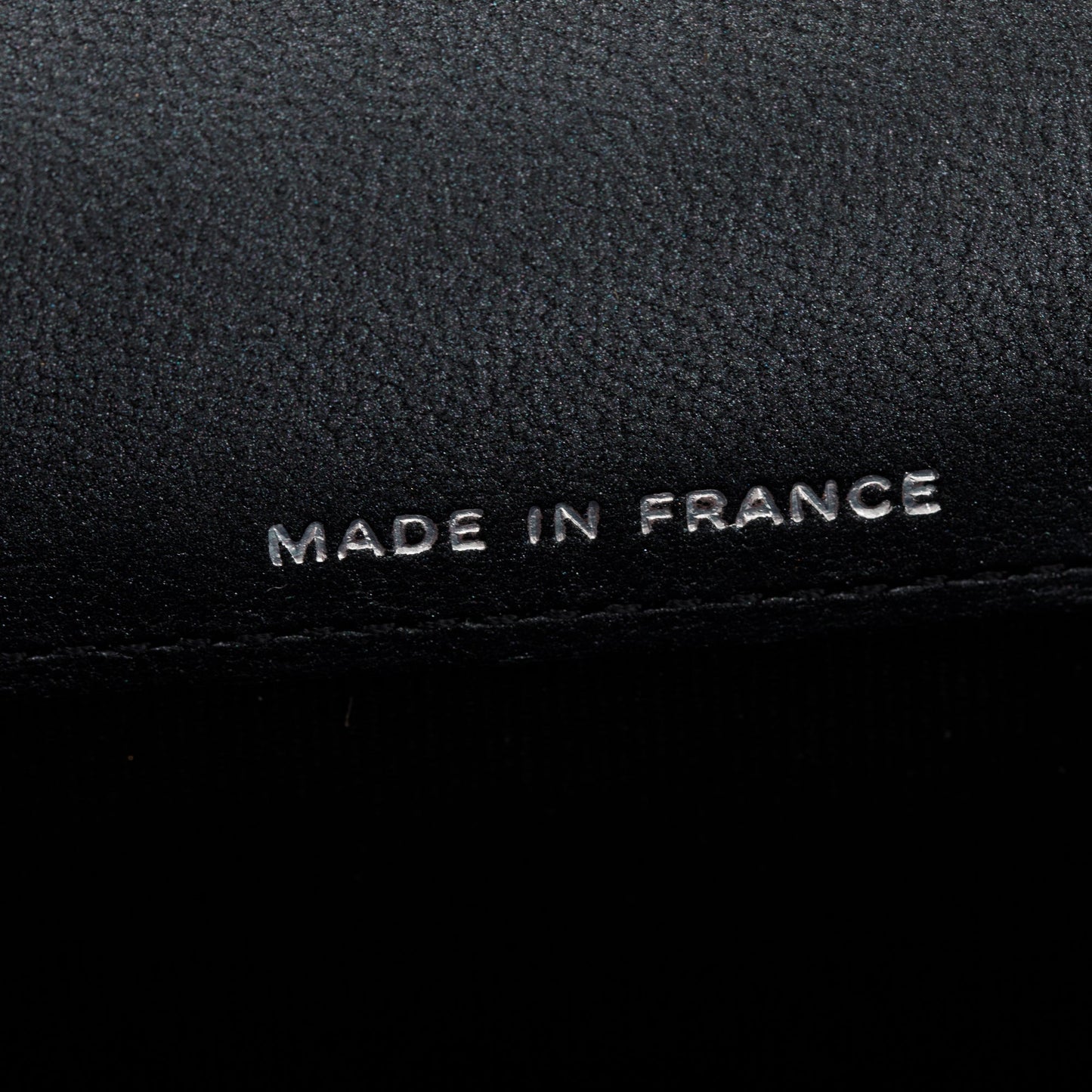 Chanel 2023 So Black Lambskin Leather Classic Flap Card Holder