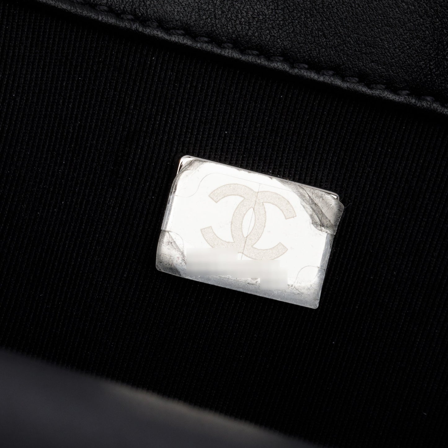 Chanel 2024 Black Lambskin Medium Boy Bag