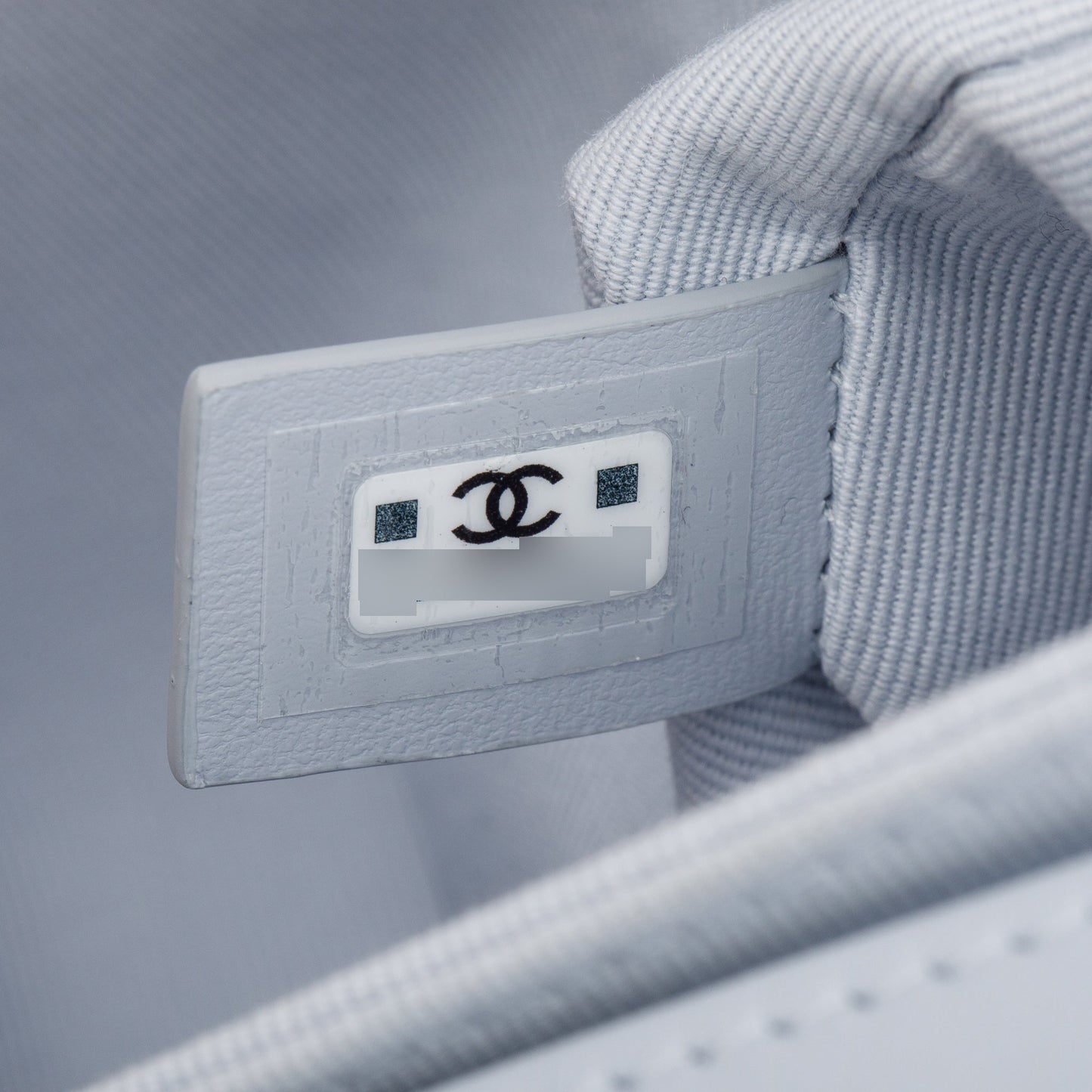 Chanel 2024 Grey Lambskin Leather 19 Wallet On Chain