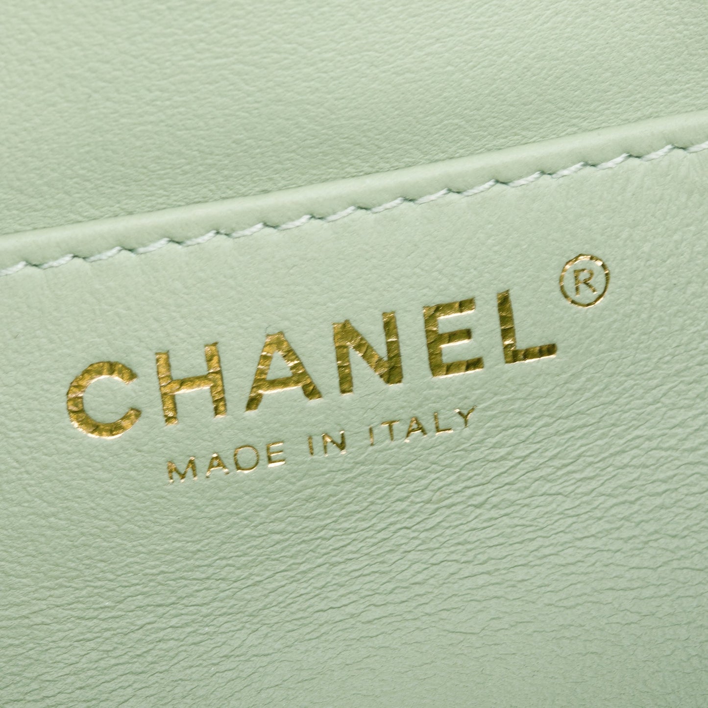Chanel 2024 Iridescent Rainbow Metallic Quilted Calfskin Leather Belt Bag