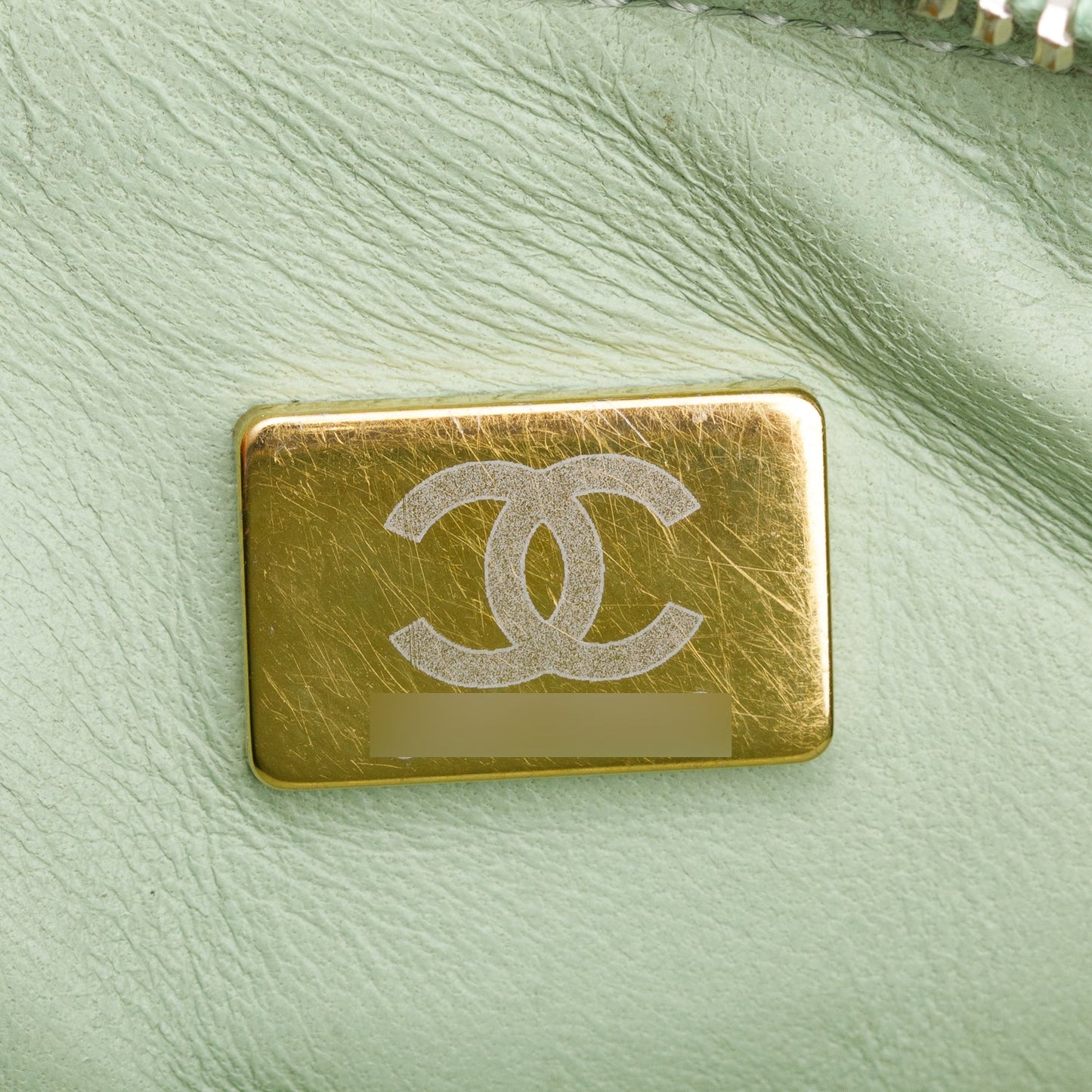 Chanel 2024 Iridescent Rainbow Metallic Quilted Calfskin Leather Belt Bag