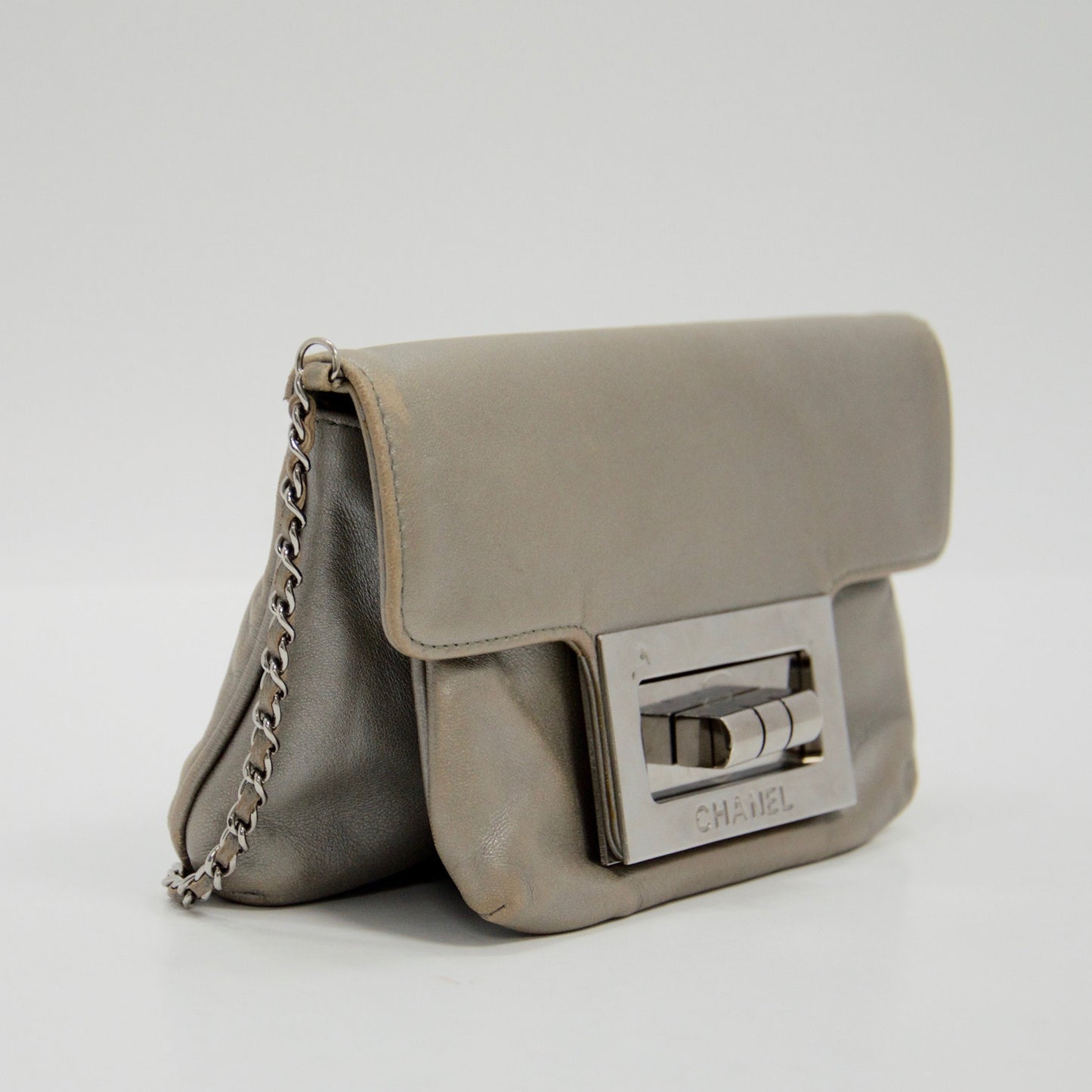 Chanel 2.55 Reissue Mademoiselle Giant Turn Lock Crossbody Bag